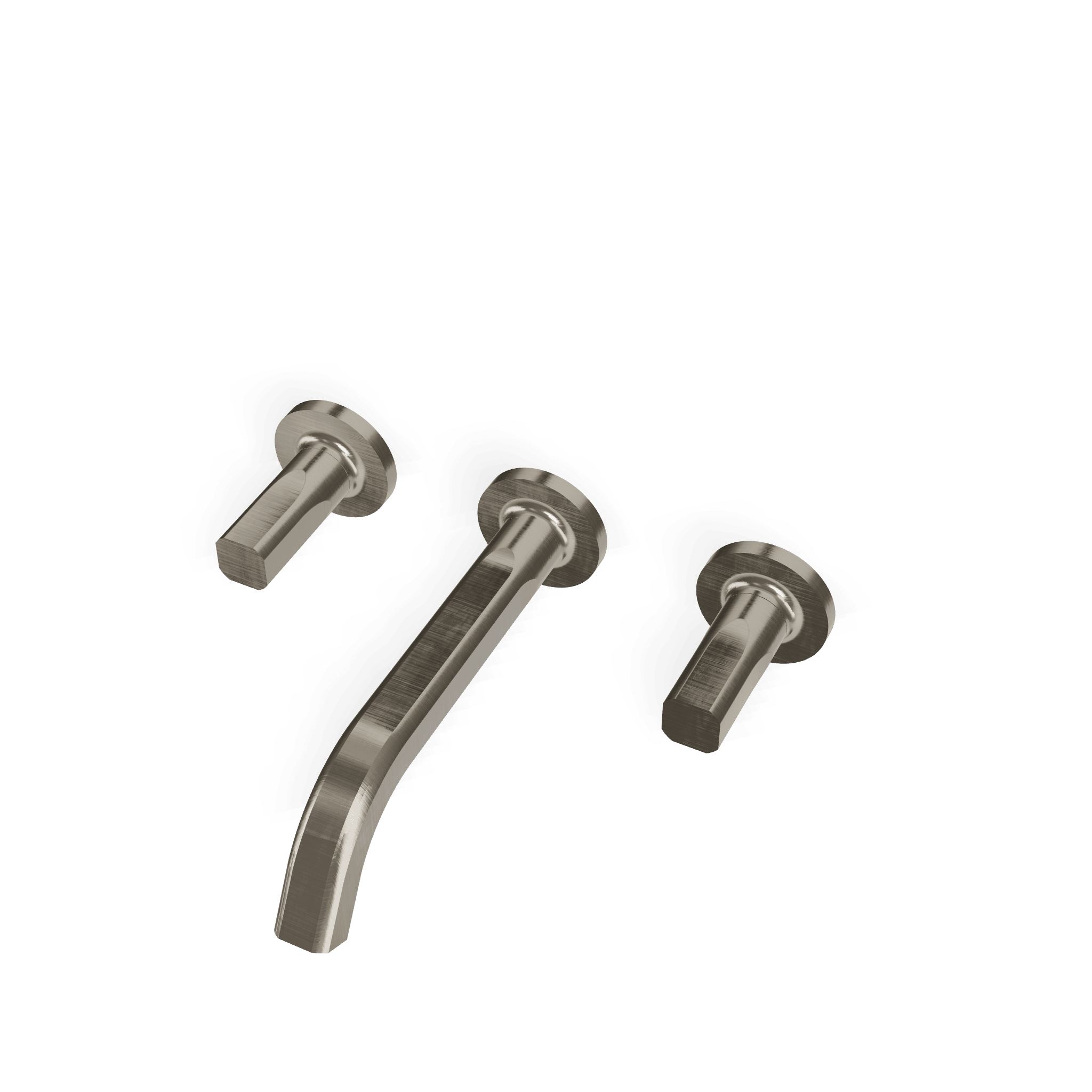 Внешняя часть смесителя для раковины на 3 отверстия из стены 200 мм Appia