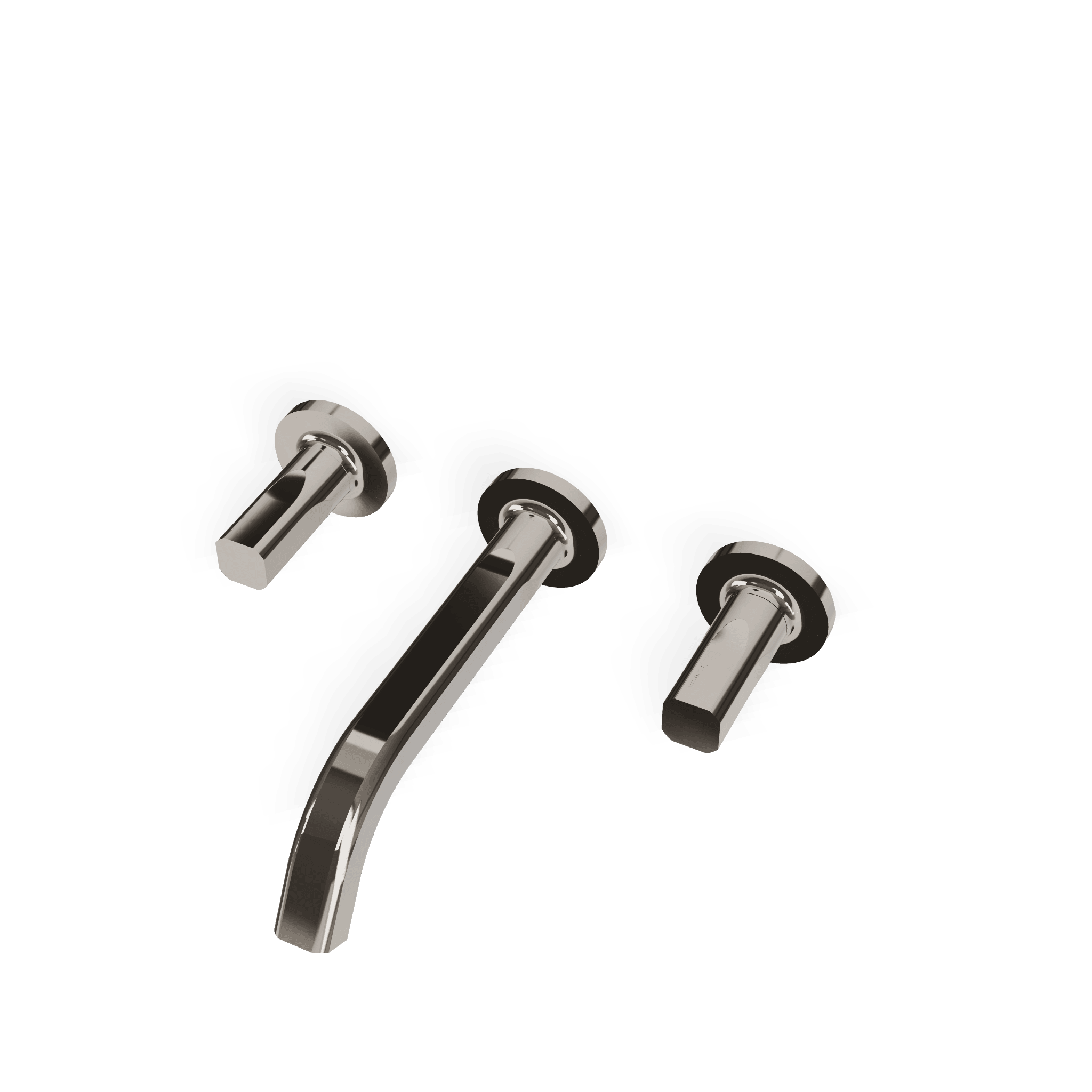 Внешняя часть смесителя для раковины на 3 отверстия из стены 200 мм Appia