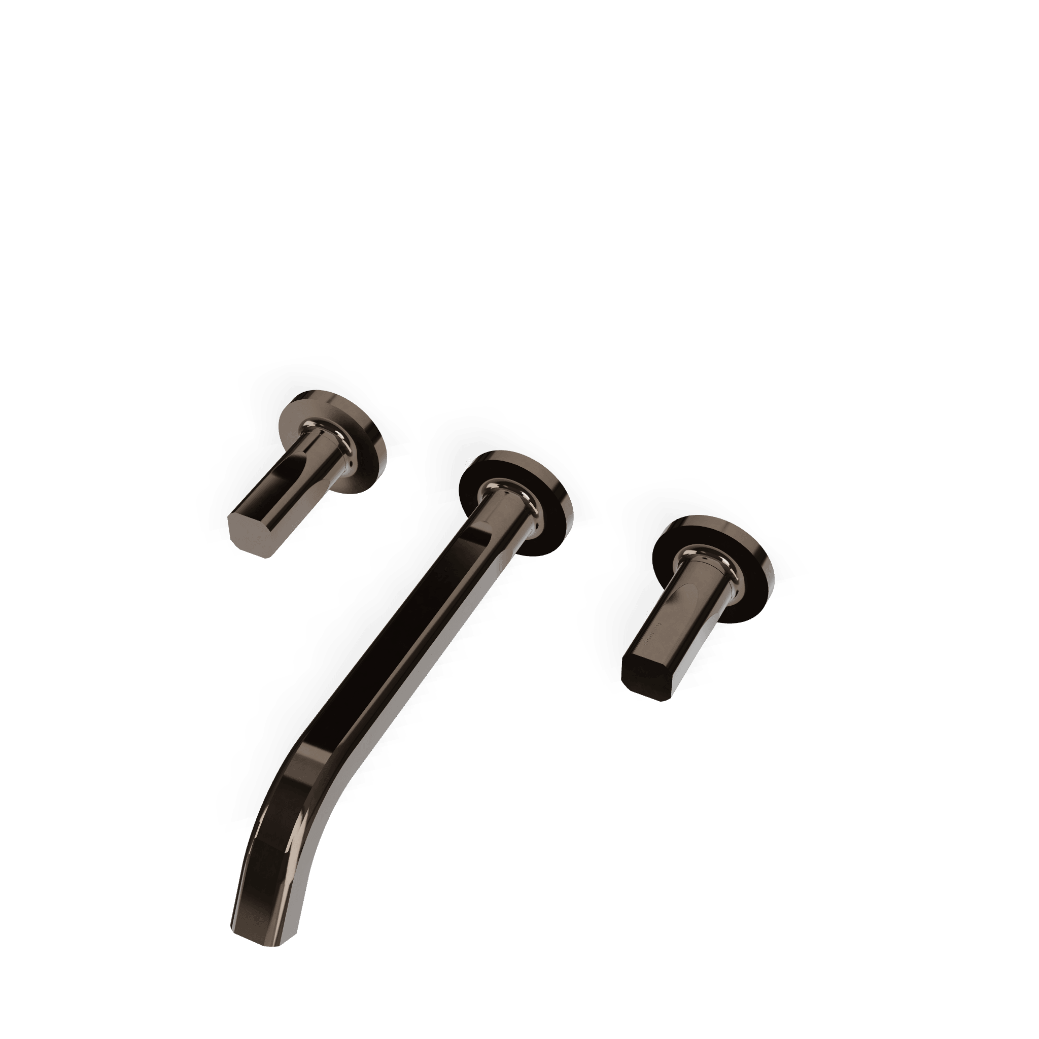 Внешняя часть смесителя для раковины на 3 отверстия из стены 240 мм Appia