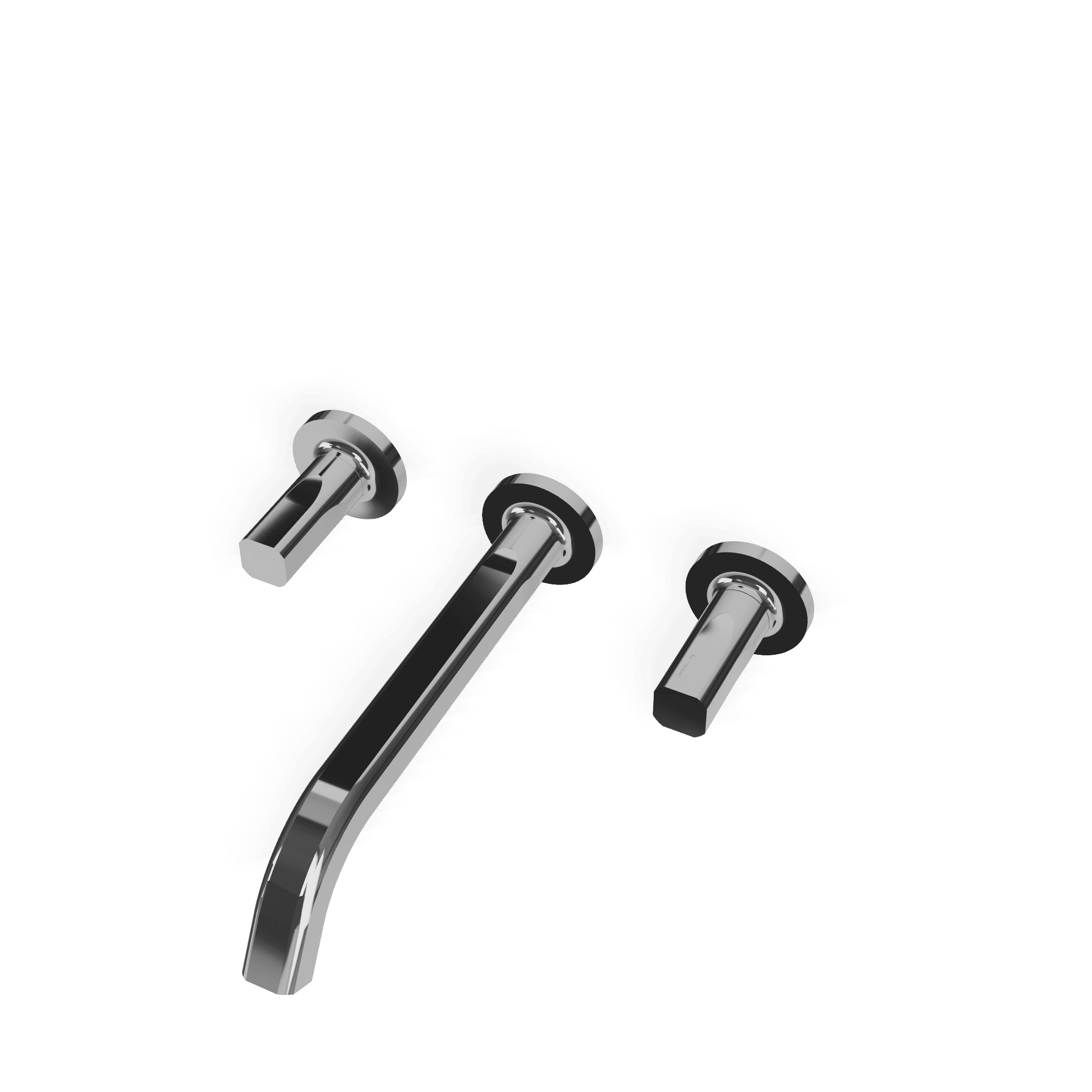 Внешняя часть смесителя для раковины на 3 отверстия из стены 240 мм Appia