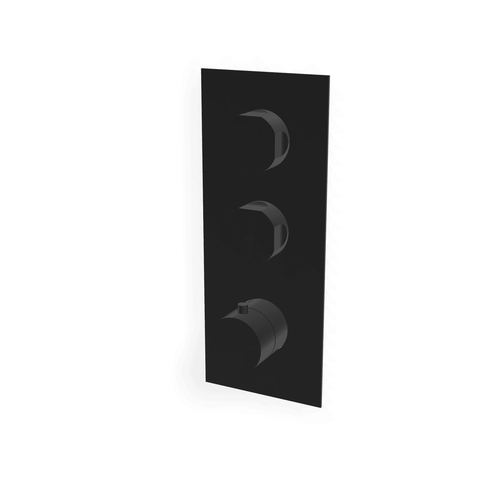 Внешняя часть термостатического смесителя для душа на 2 потребителя Appia