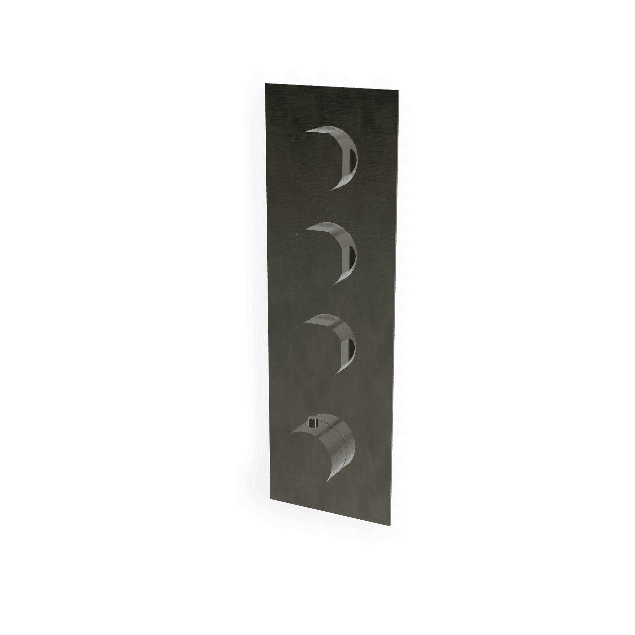 Внешняя часть термостатического смесителя для душа на 3 потребителя Appia