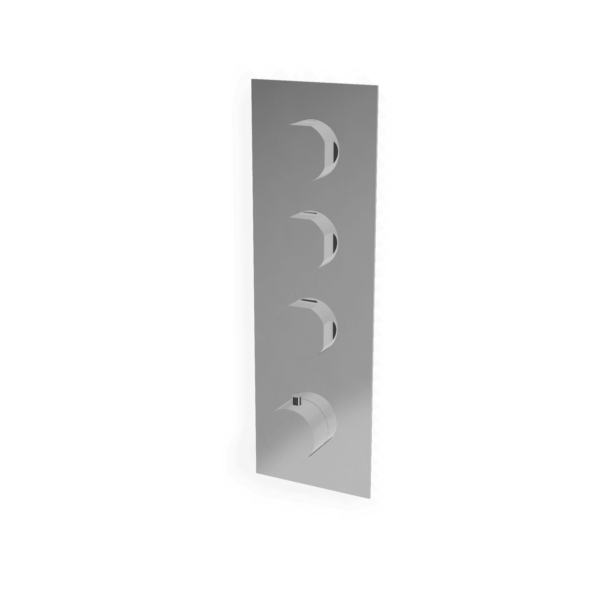 Внешняя часть термостатического смесителя для душа на 3 потребителя Appia