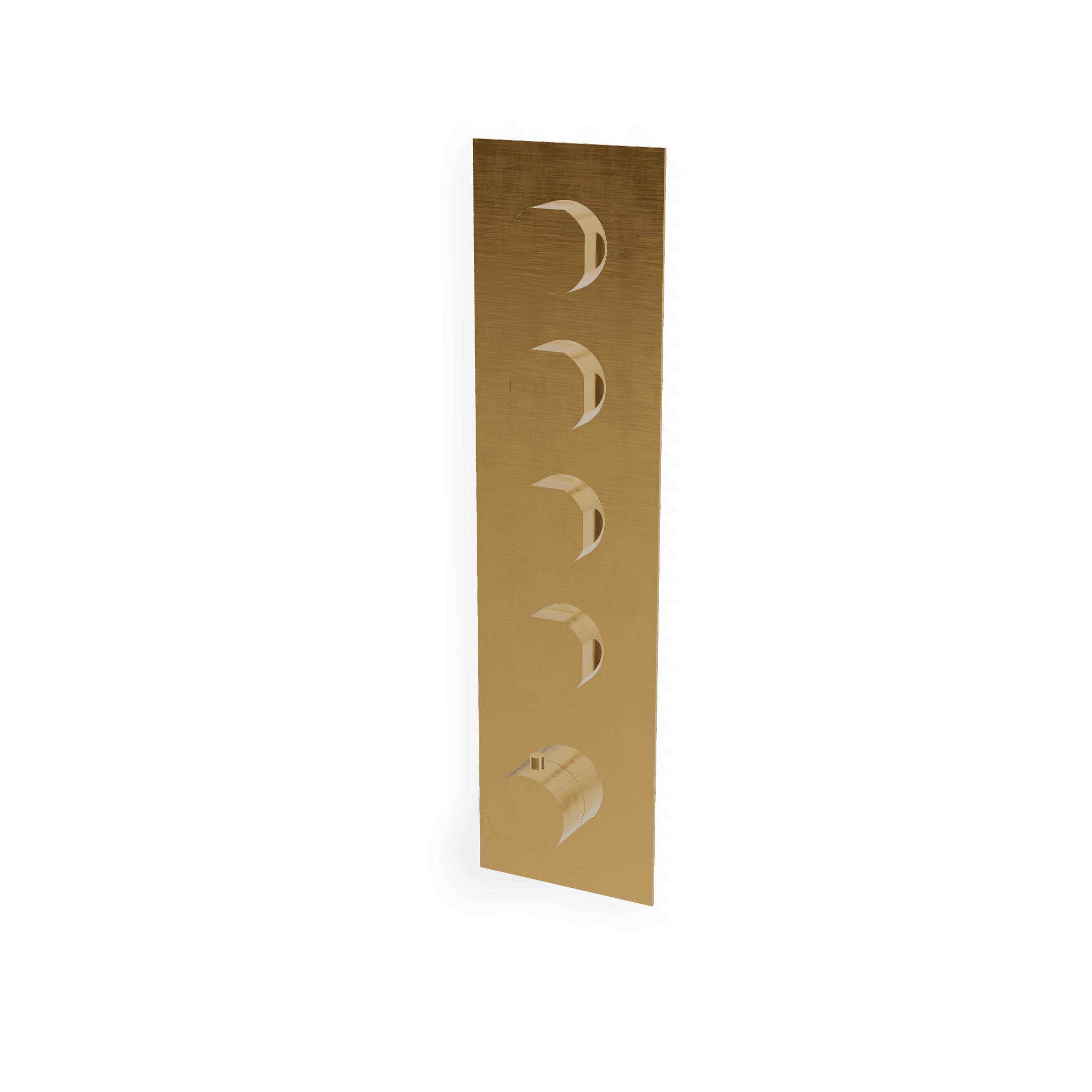 Внешняя часть термостатического смесителя для душа на 4 потребителя Appia