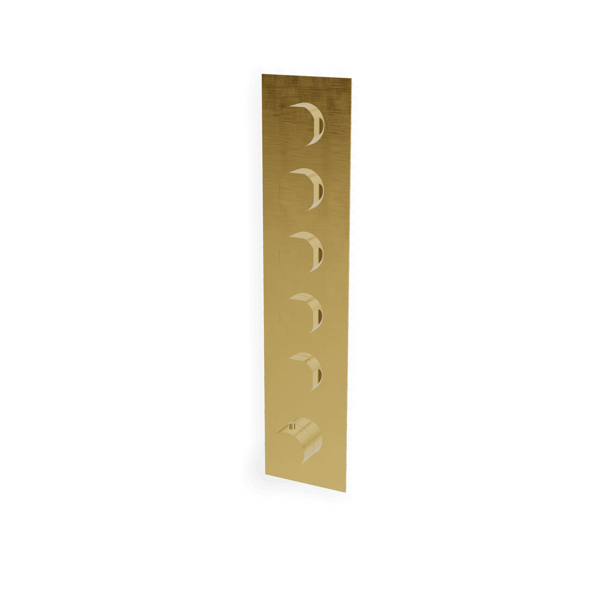 Внешняя часть термостатического смесителя для душа на 5 потребителей Appia