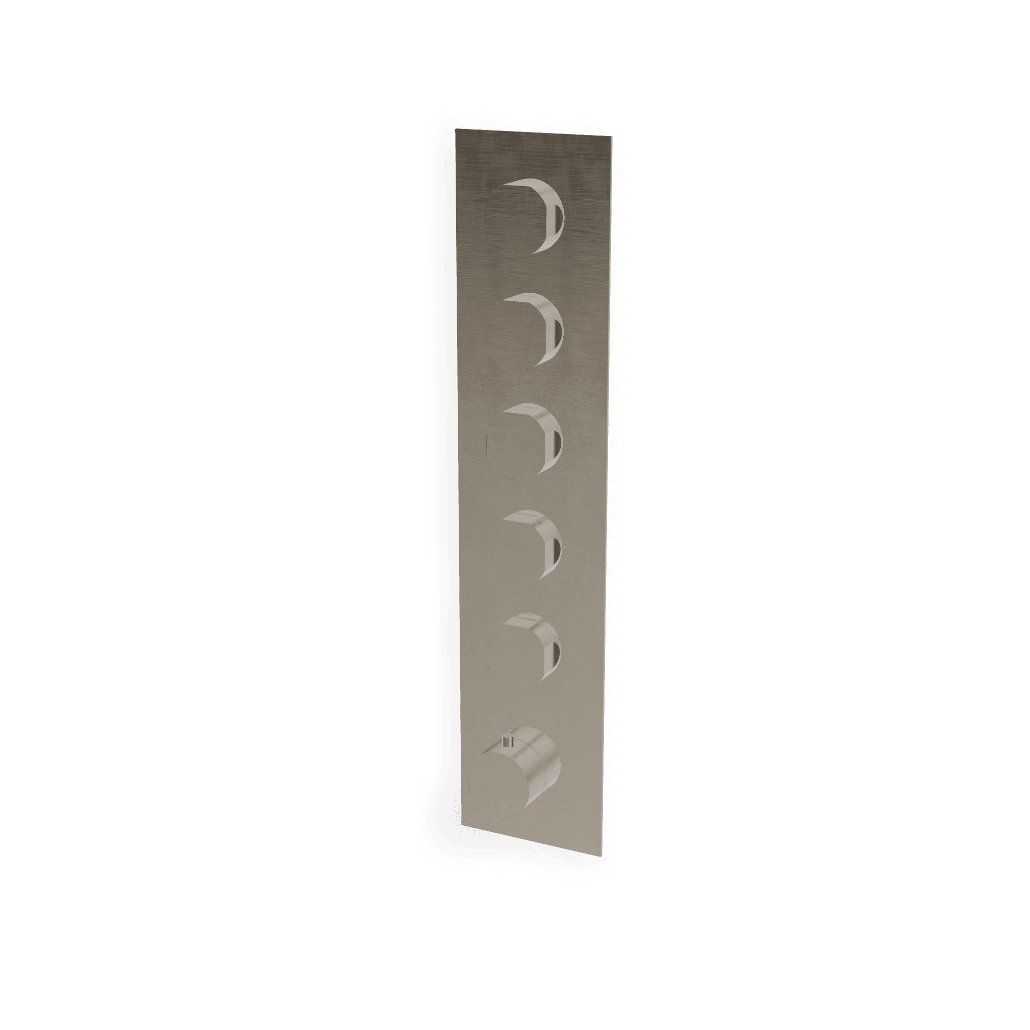 Внешняя часть термостатического смесителя для душа на 5 потребителей Appia