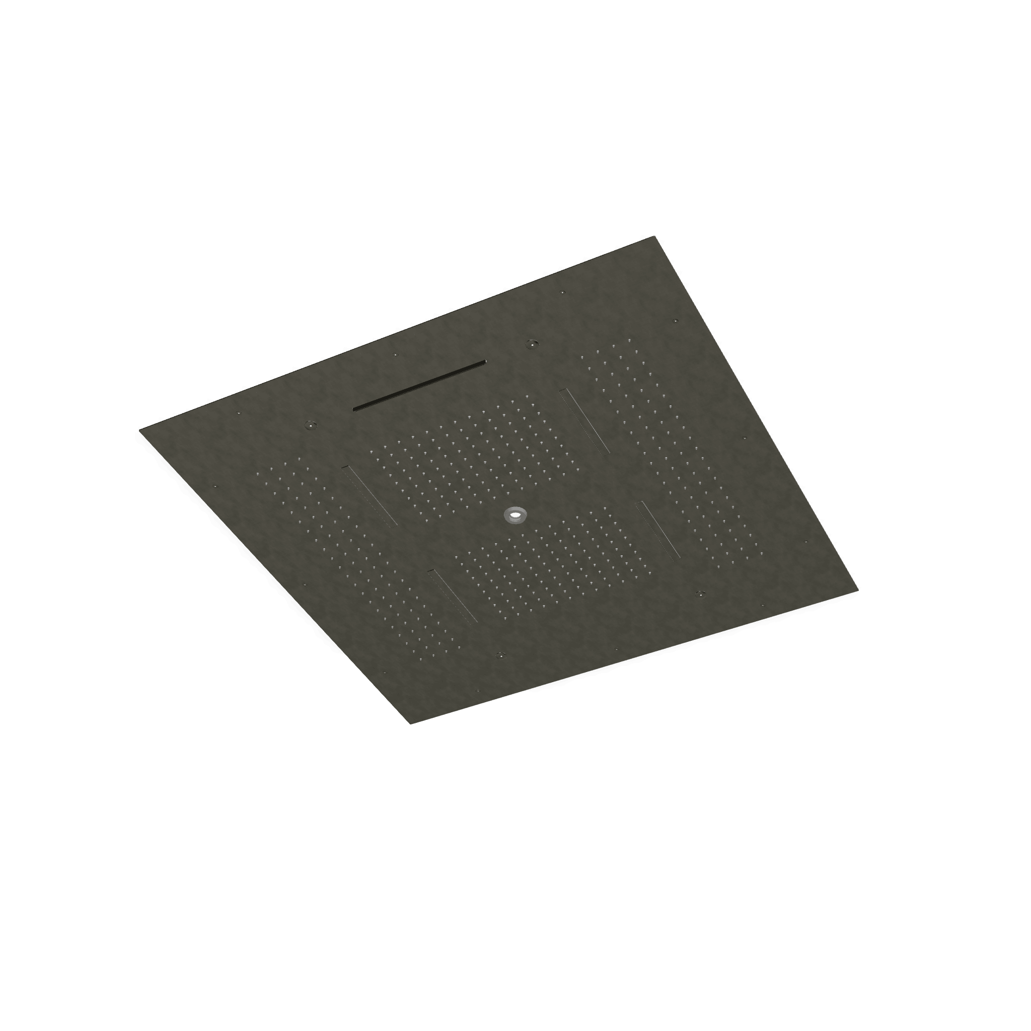 Верхний душ 950х950 мм встраиваемый с режимами 