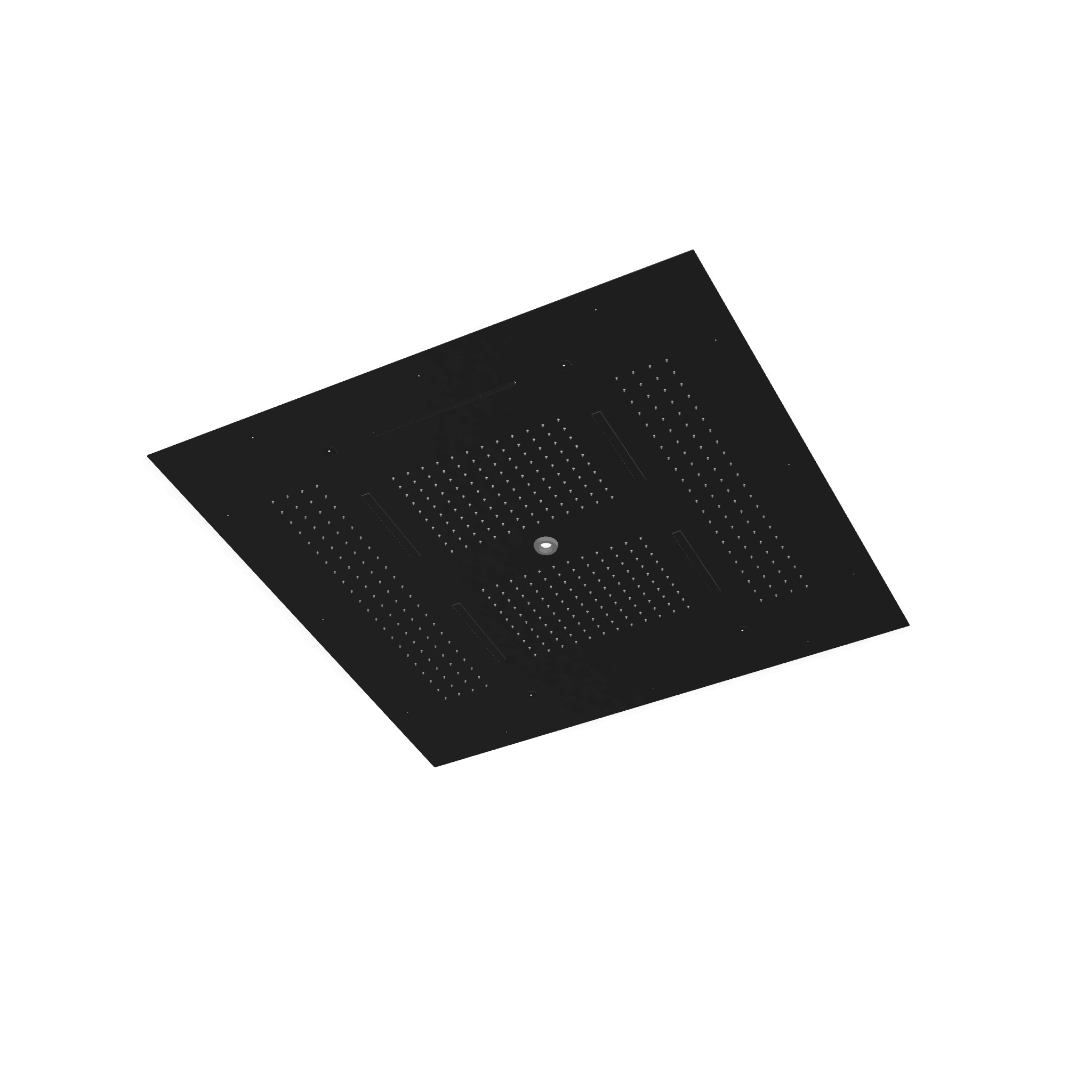 Верхний душ 950х950 мм встраиваемый с режимами 