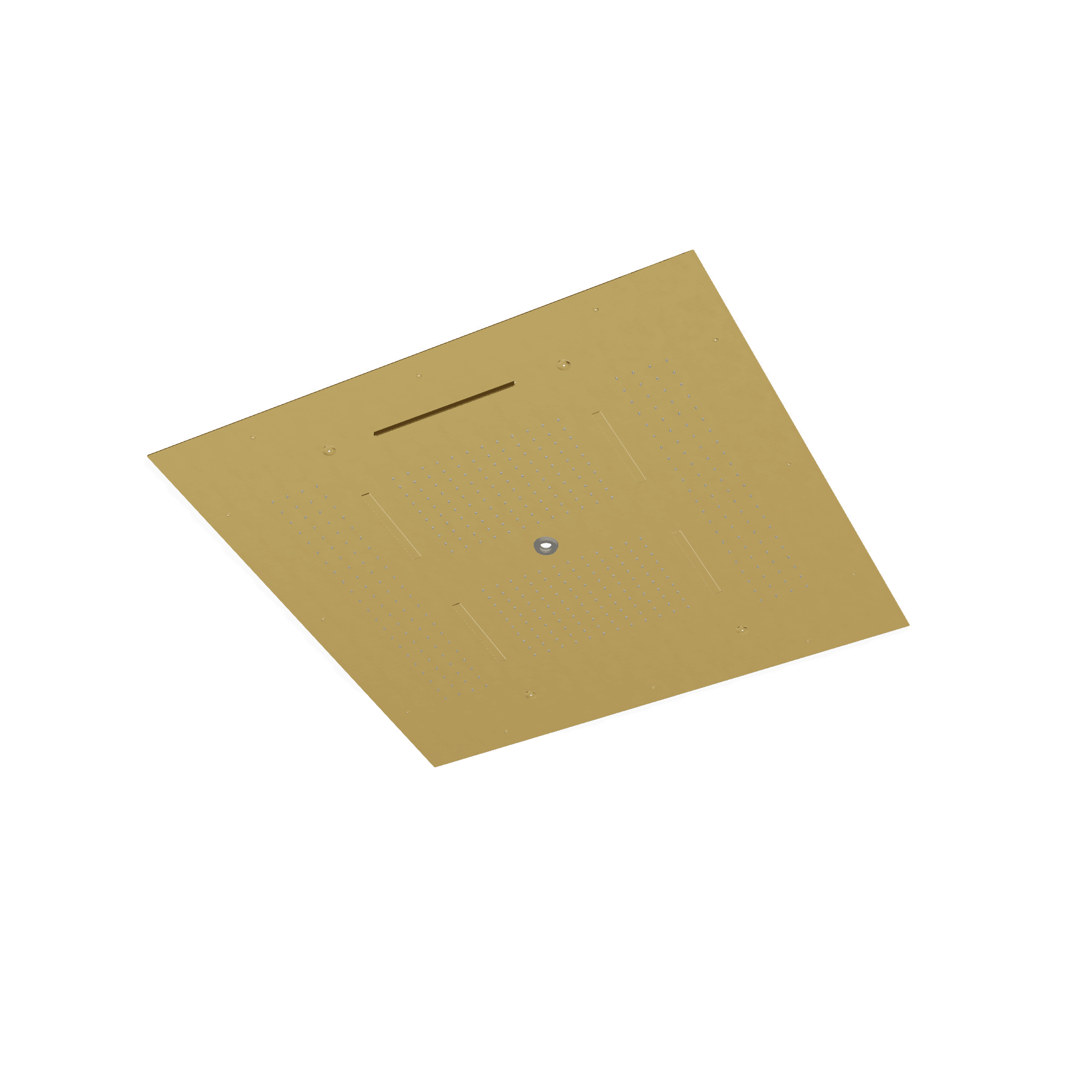 Верхний душ 950х950 мм встраиваемый с режимами 