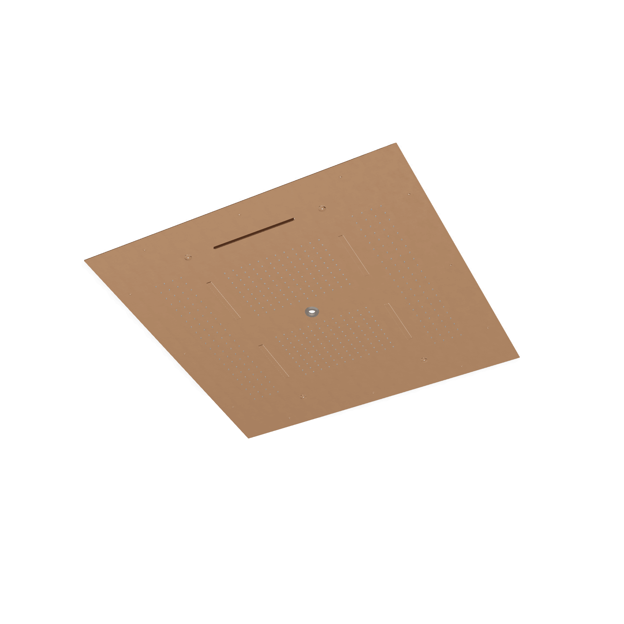 Верхний душ 950х950 мм встраиваемый с режимами 