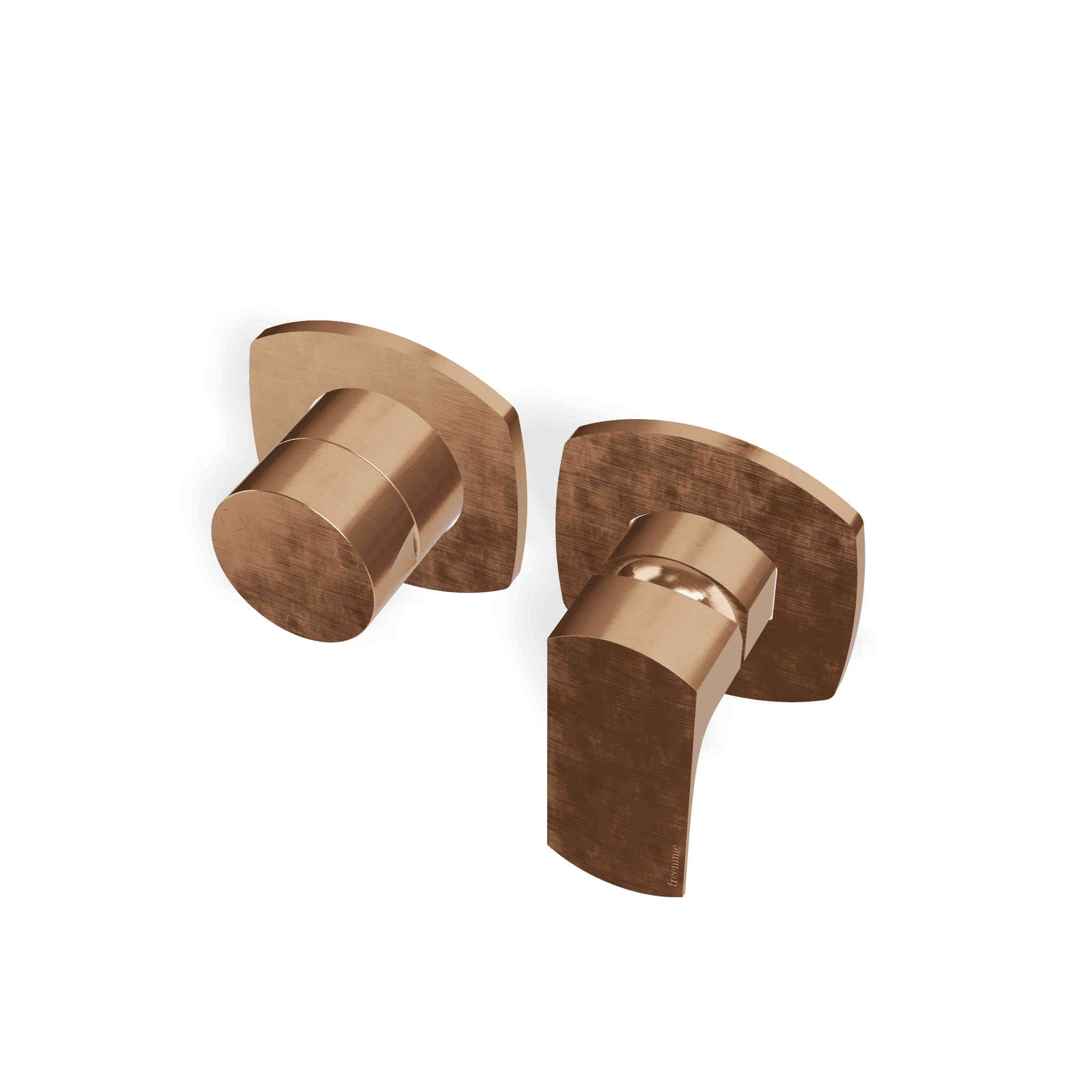 Внешняя часть смесителя для душа на 2 потребителя Albatros