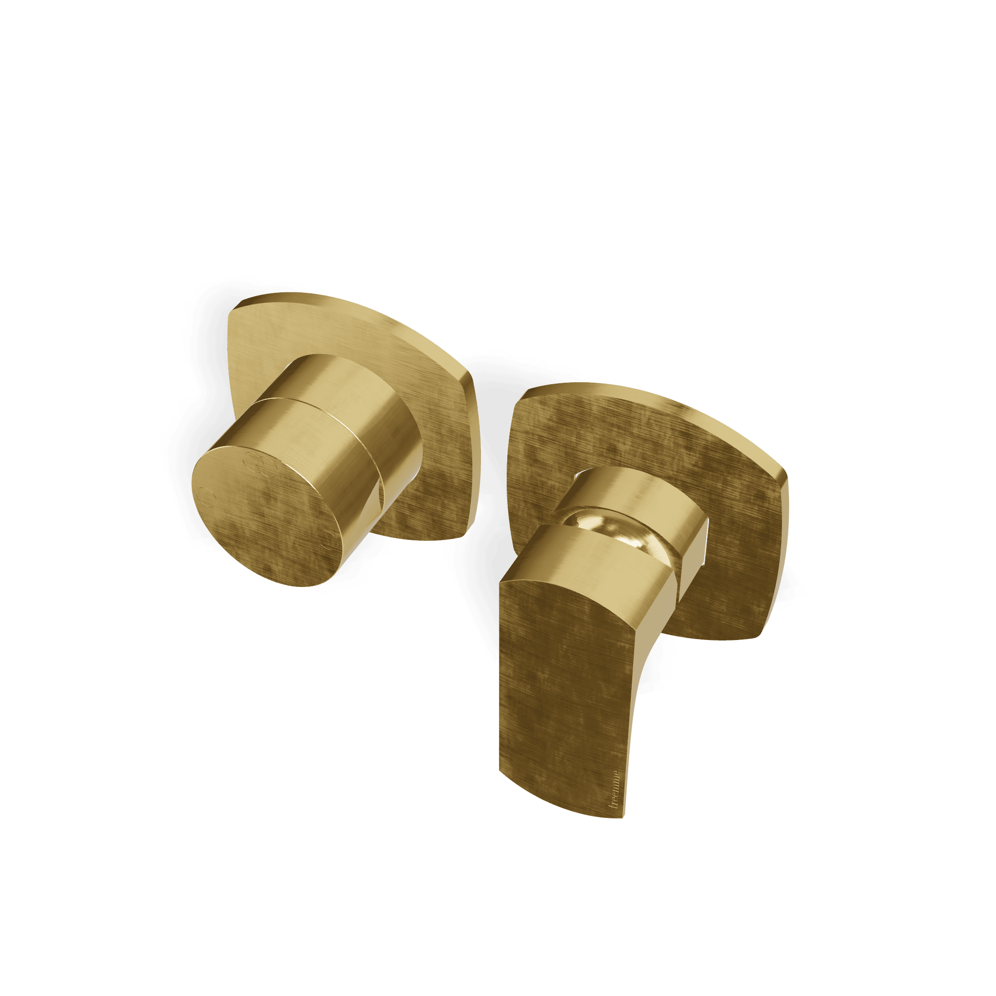 Внешняя часть смесителя для душа на 2 потребителя Albatros