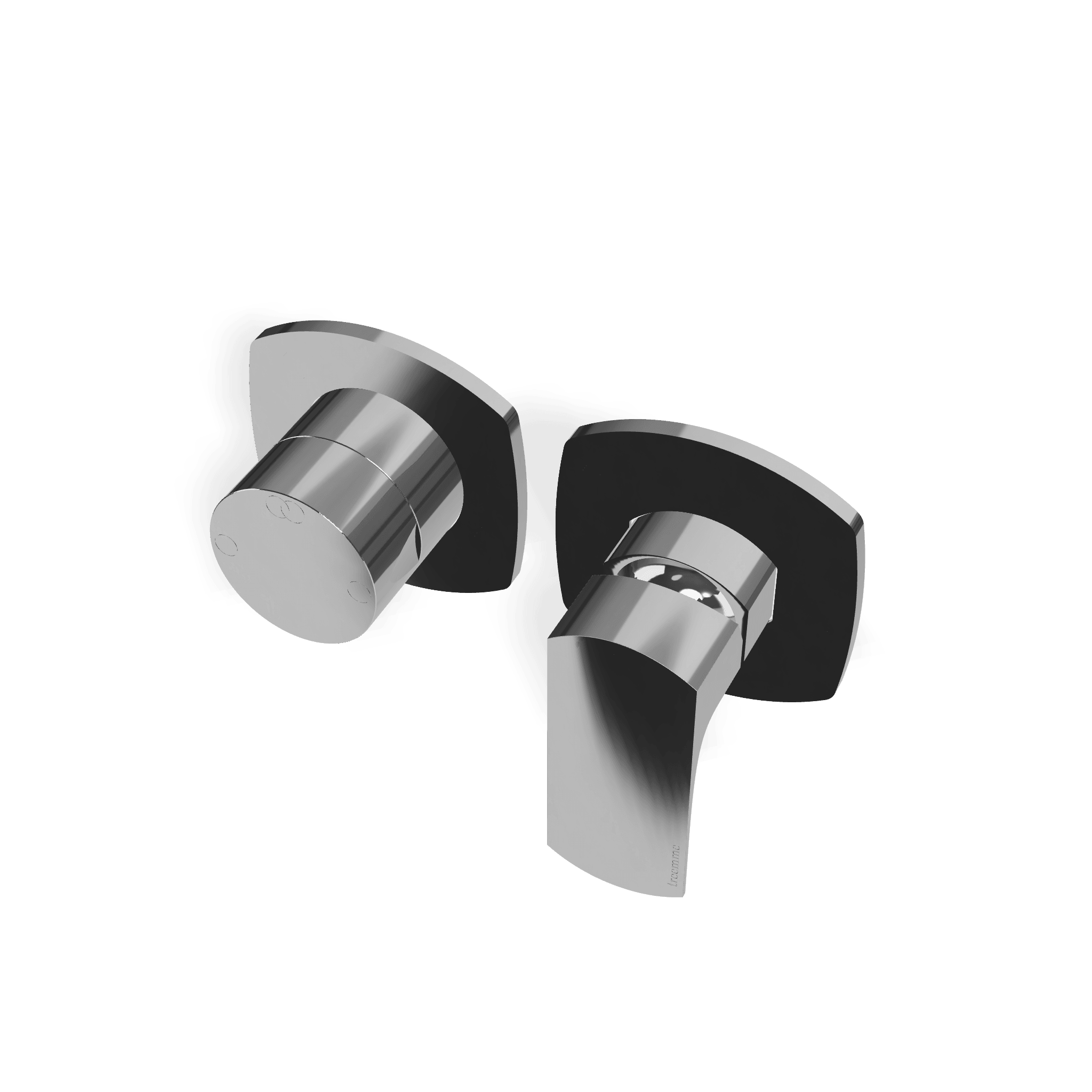 Внешняя часть смесителя для душа на 2 потребителя Albatros