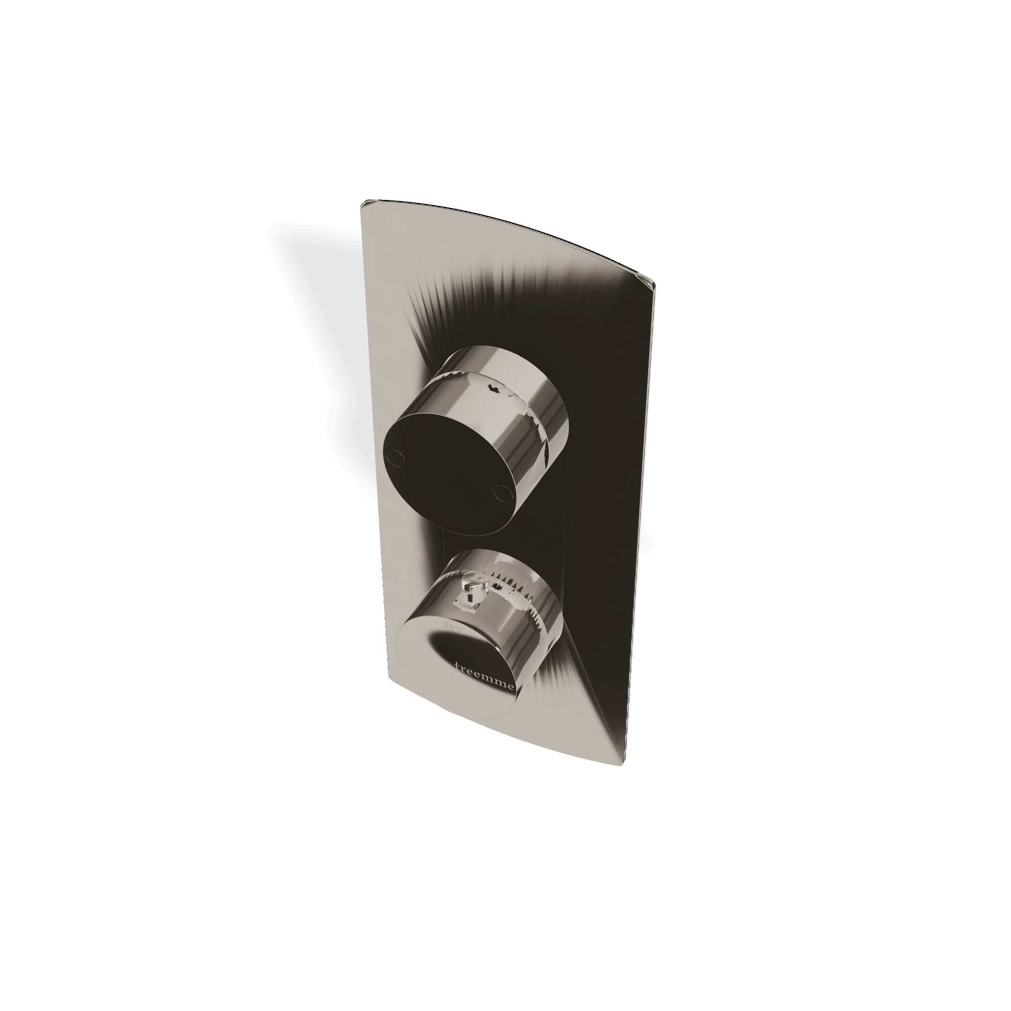 Внешняя часть термостатического смесителя на 2 потребителя Albatros