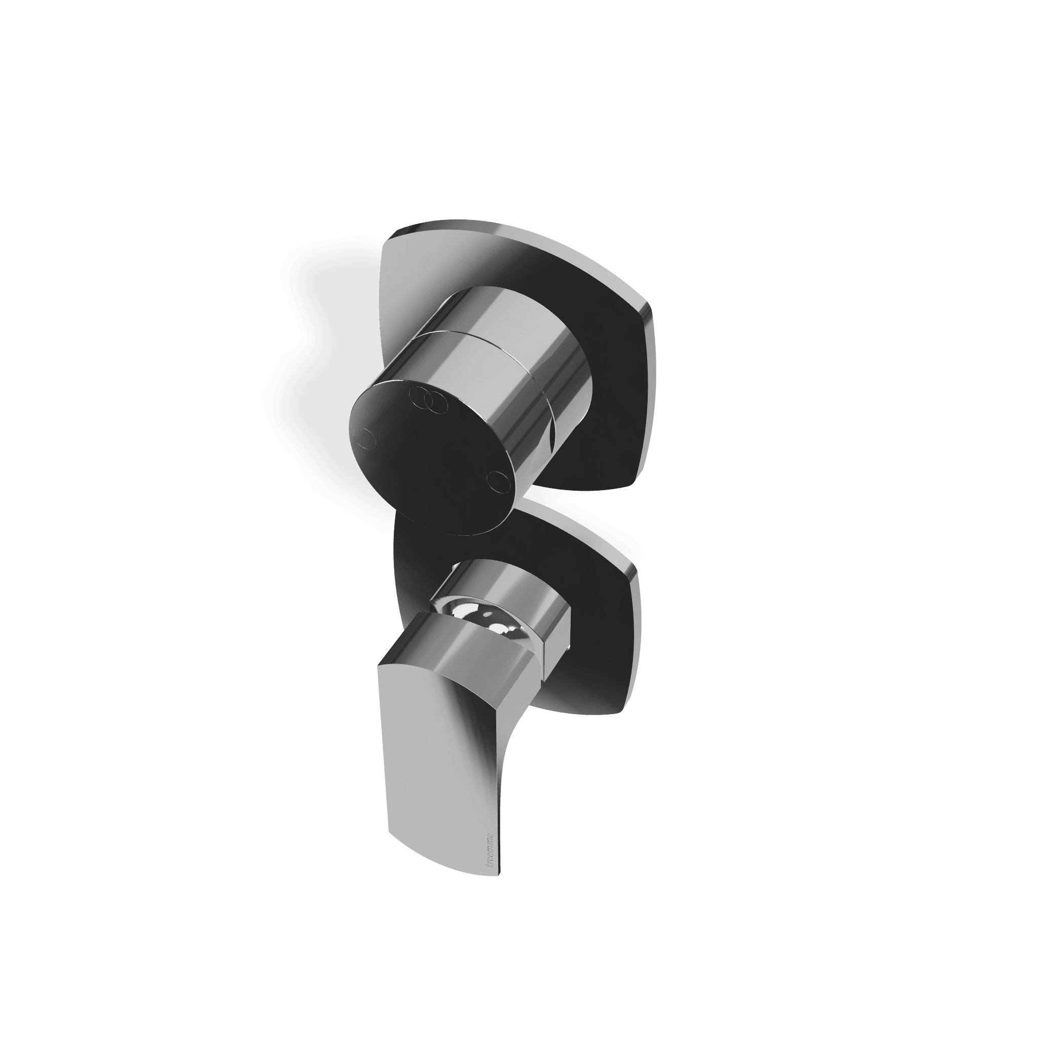 Внешняя часть смесителя для душа на 2 потребителя Albatros