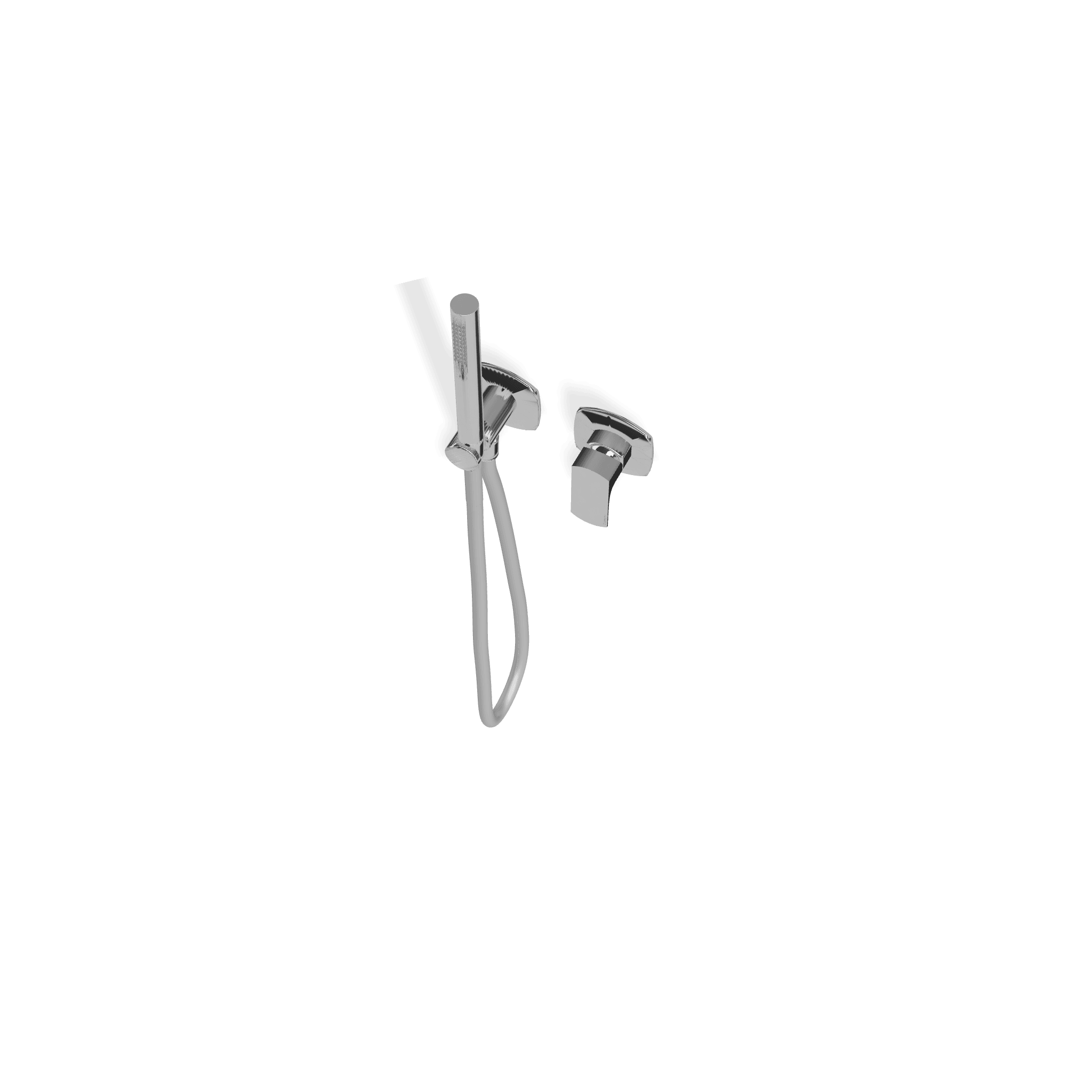 Внешняя часть смесителя с душевым комплектом Albatros