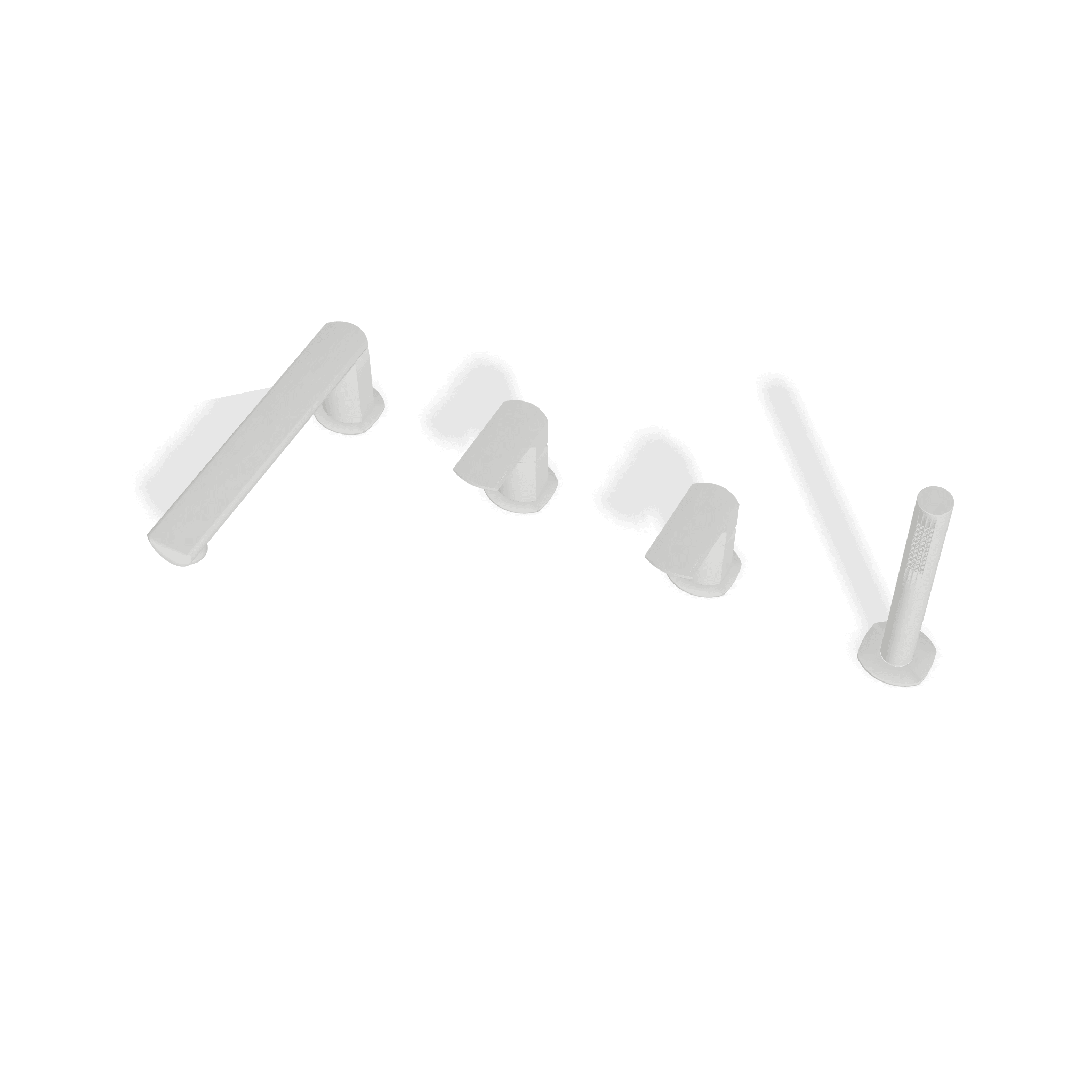 Смеситель на борт ванны на 4 отверстия Albatros