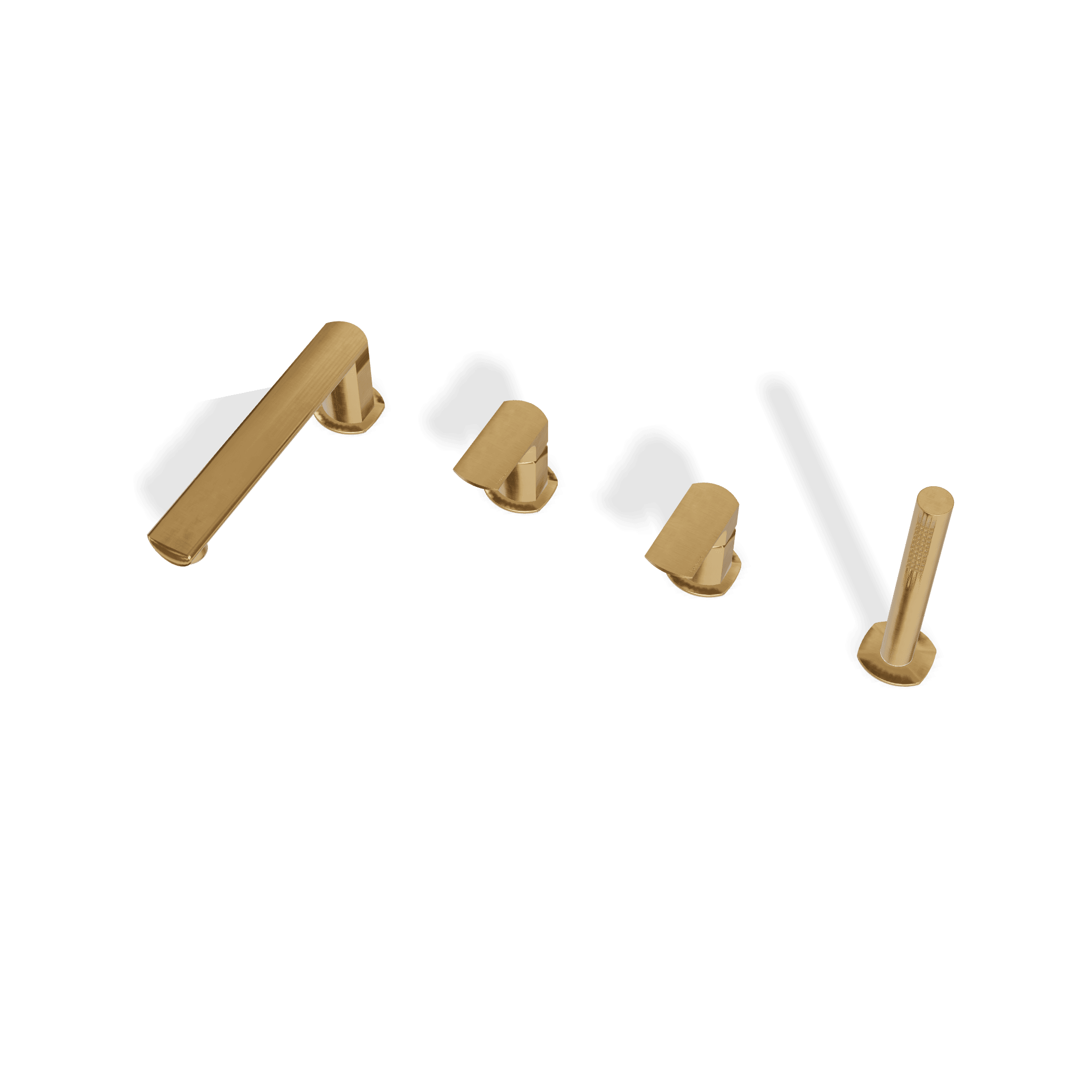 Смеситель на борт ванны на 4 отверстия Albatros