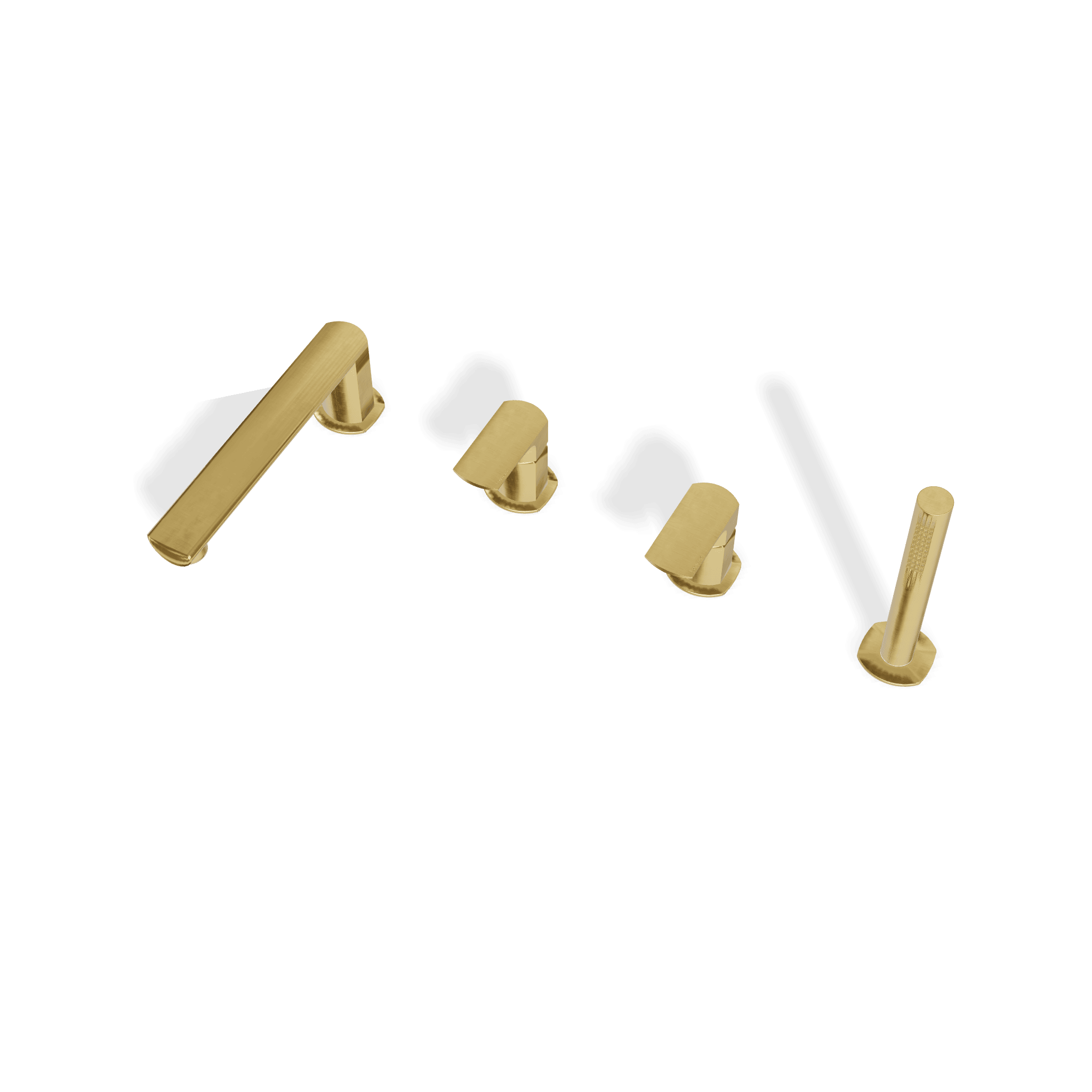 Смеситель на борт ванны на 4 отверстия Albatros