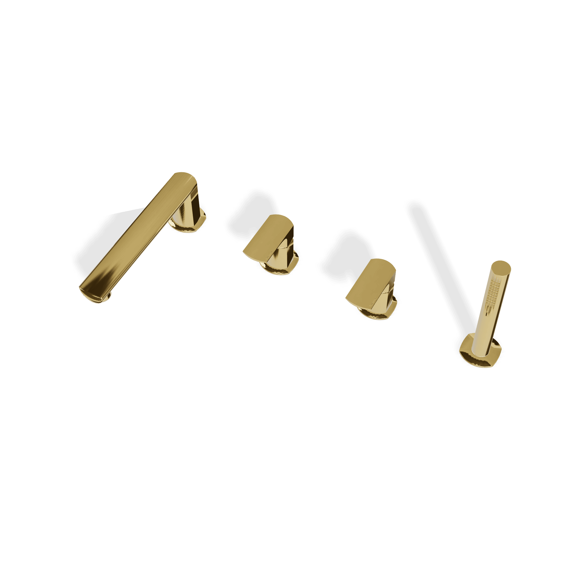 Смеситель на борт ванны на 4 отверстия Albatros