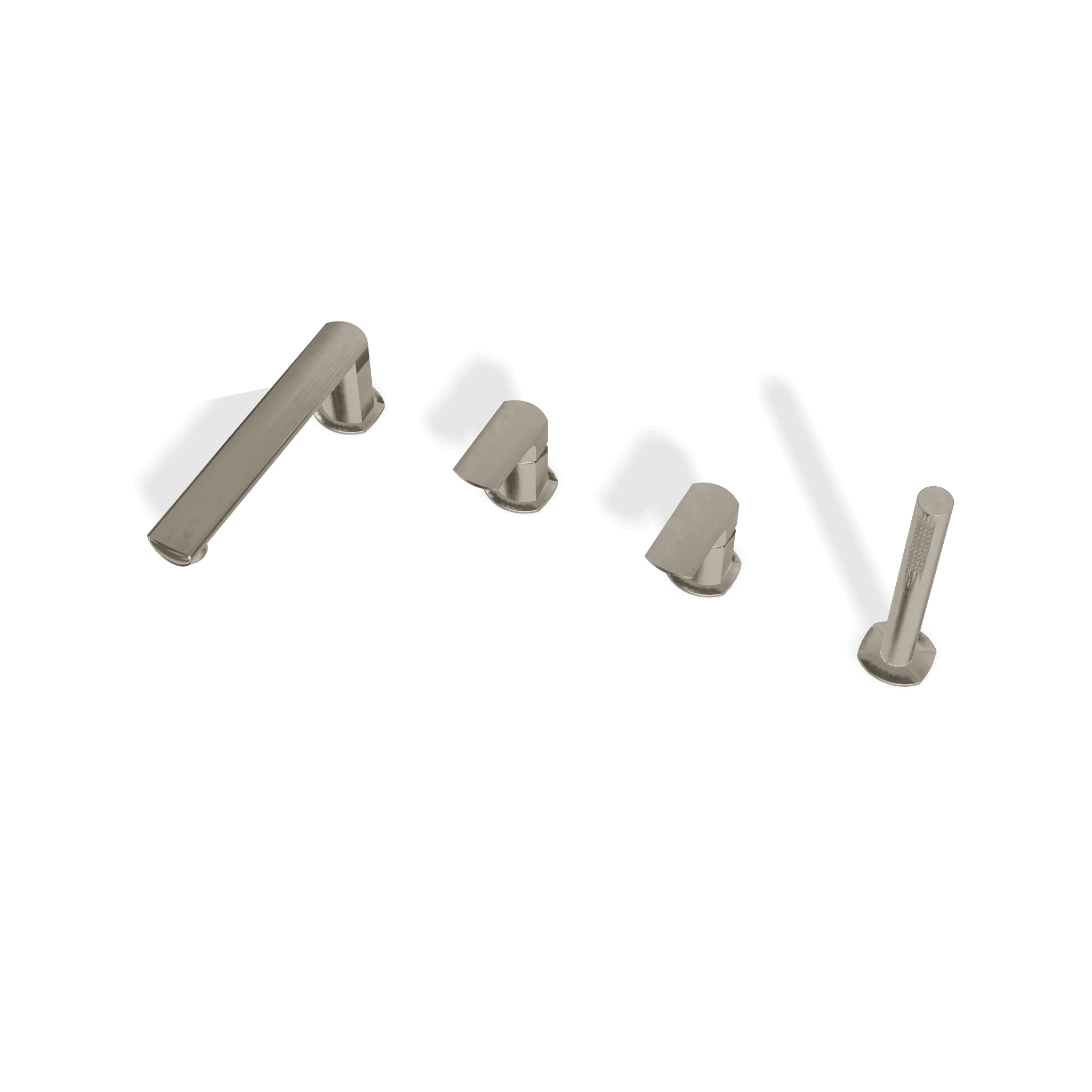 Смеситель на борт ванны на 4 отверстия Albatros