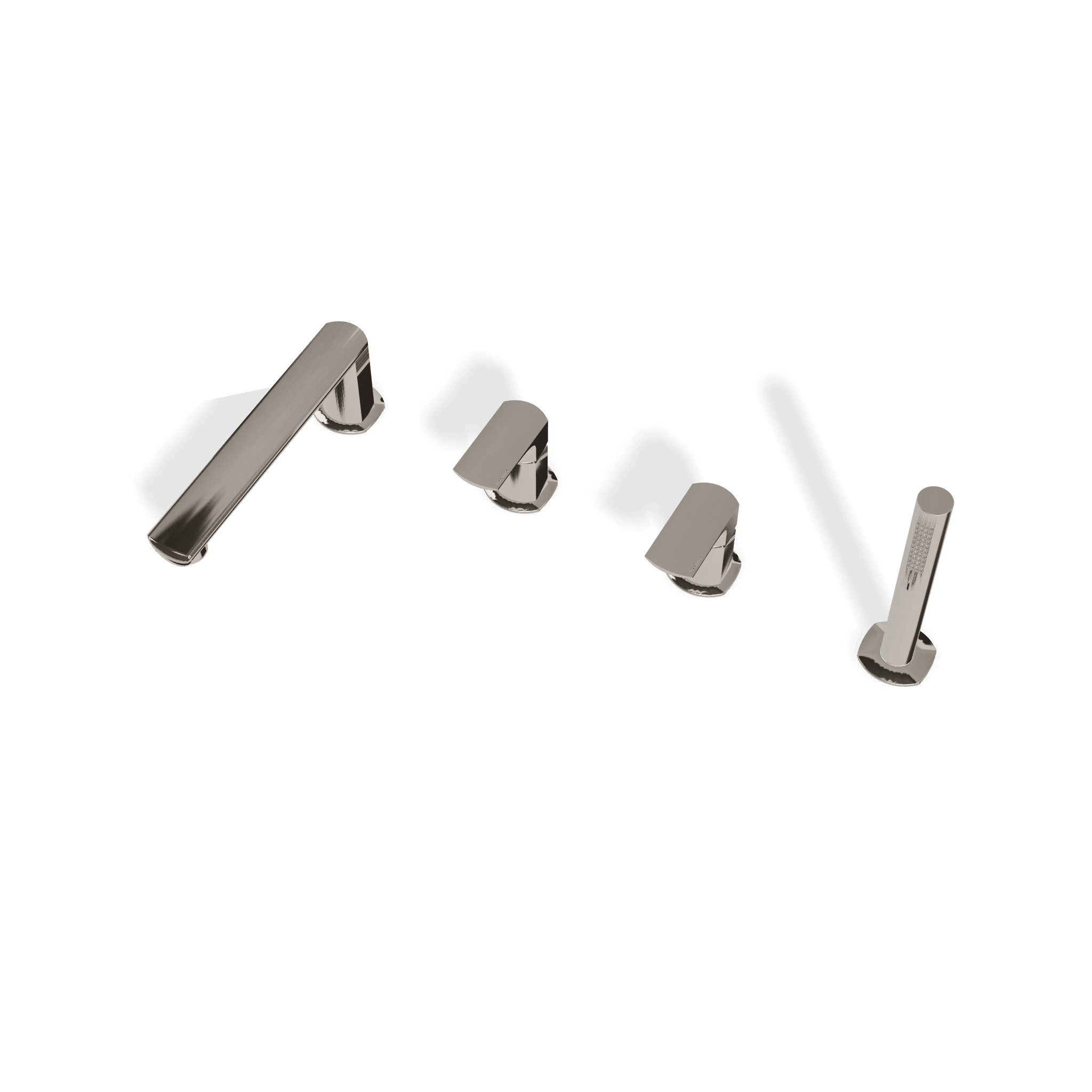 Смеситель на борт ванны на 4 отверстия Albatros