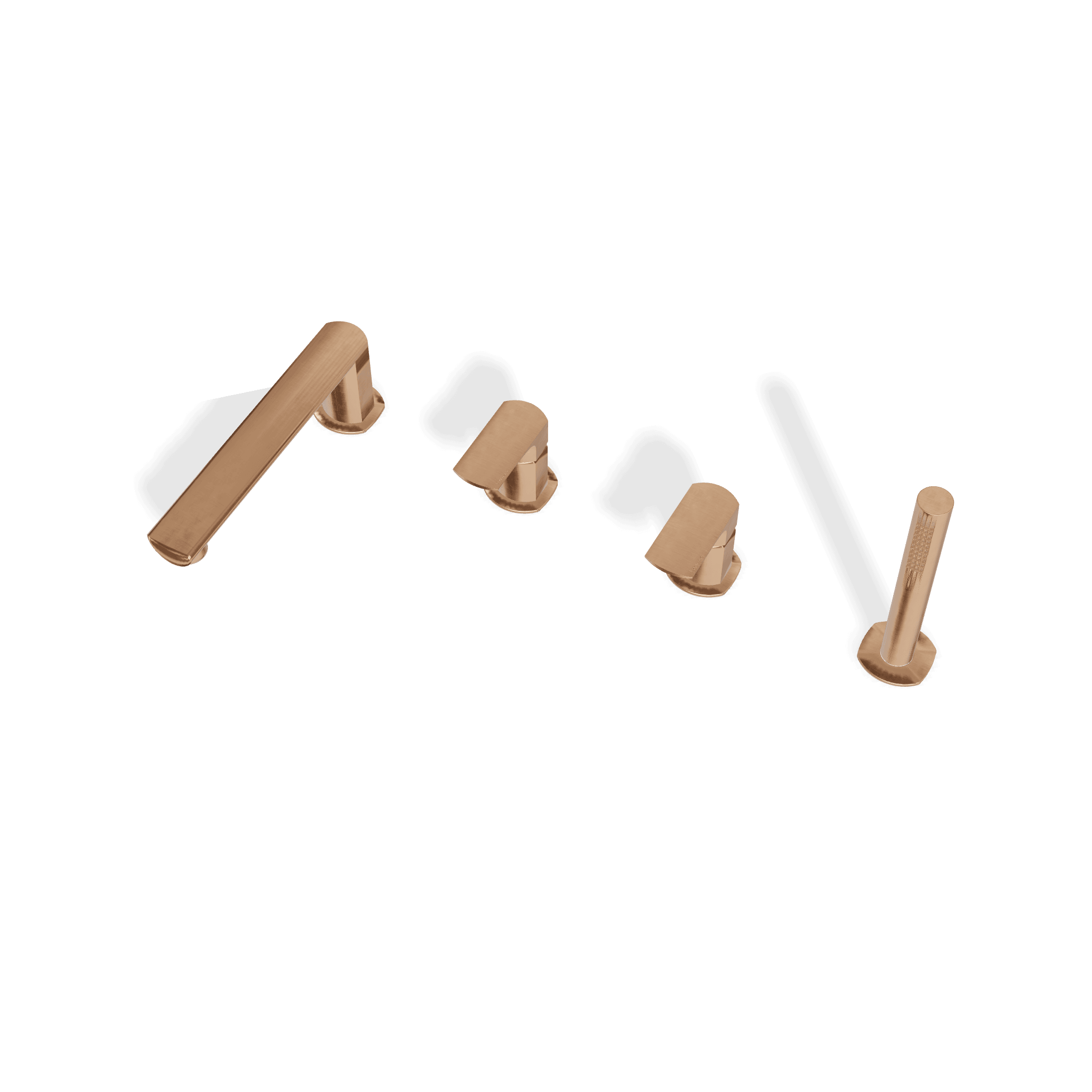 Смеситель на борт ванны на 4 отверстия Albatros