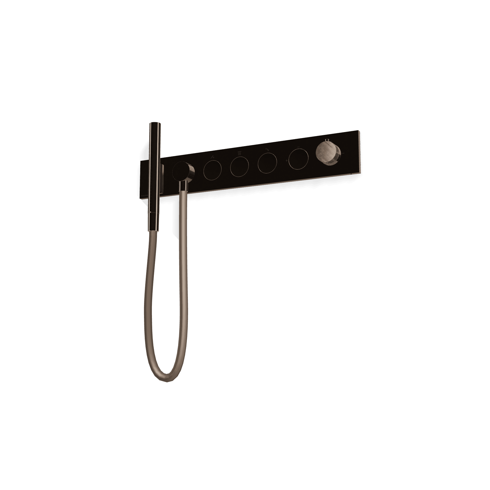 Внешняя часть термостатического смесителя для душа на 3 потребителя W-Touch