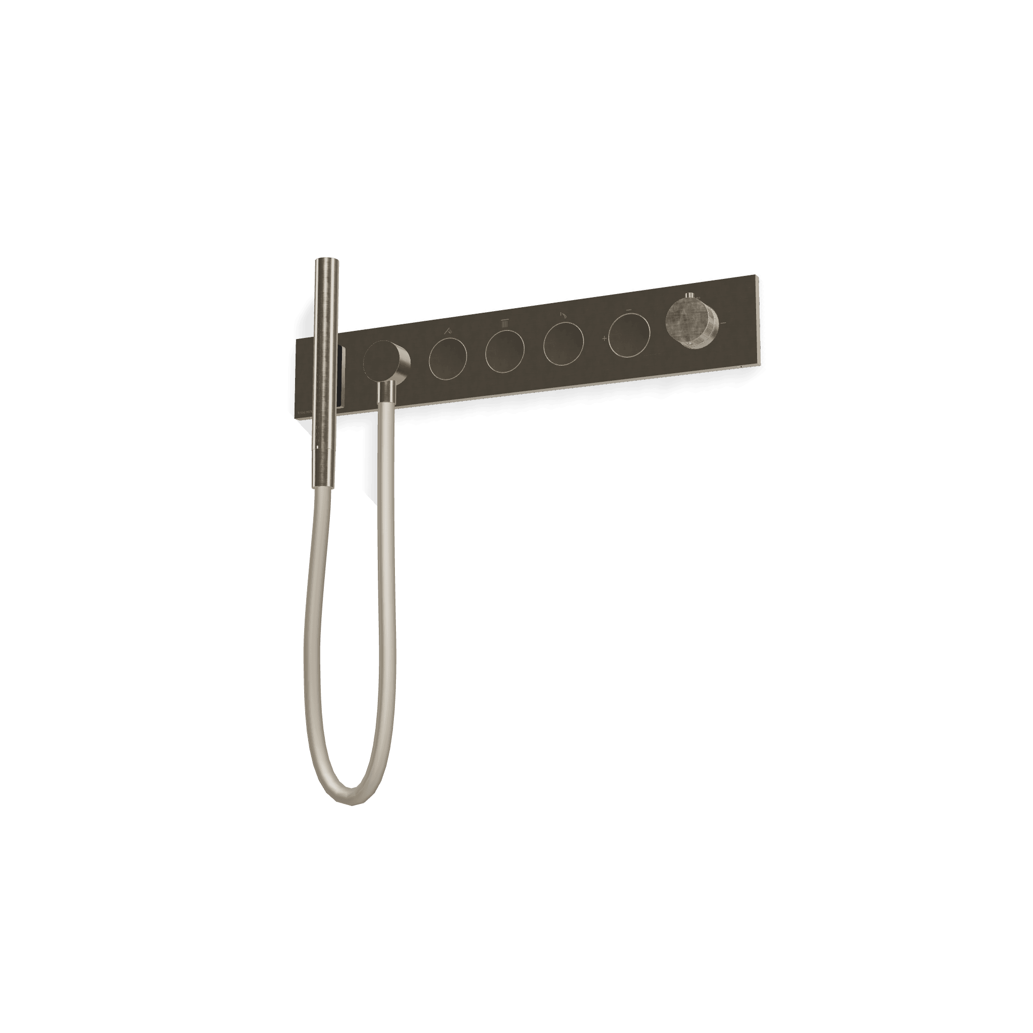 Внешняя часть термостатического смесителя для душа на 3 потребителя W-Touch