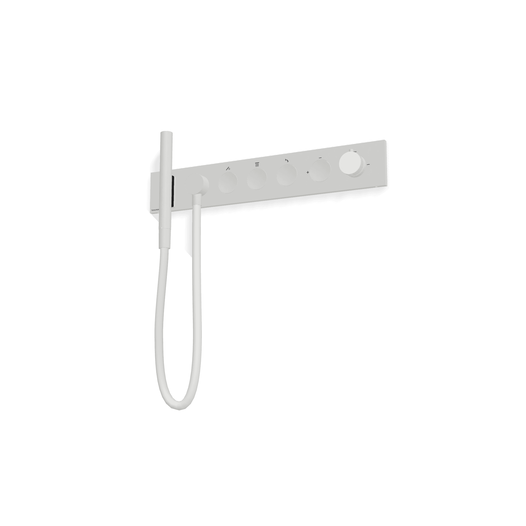 Внешняя часть термостатического смесителя для душа на 3 потребителя W-Touch