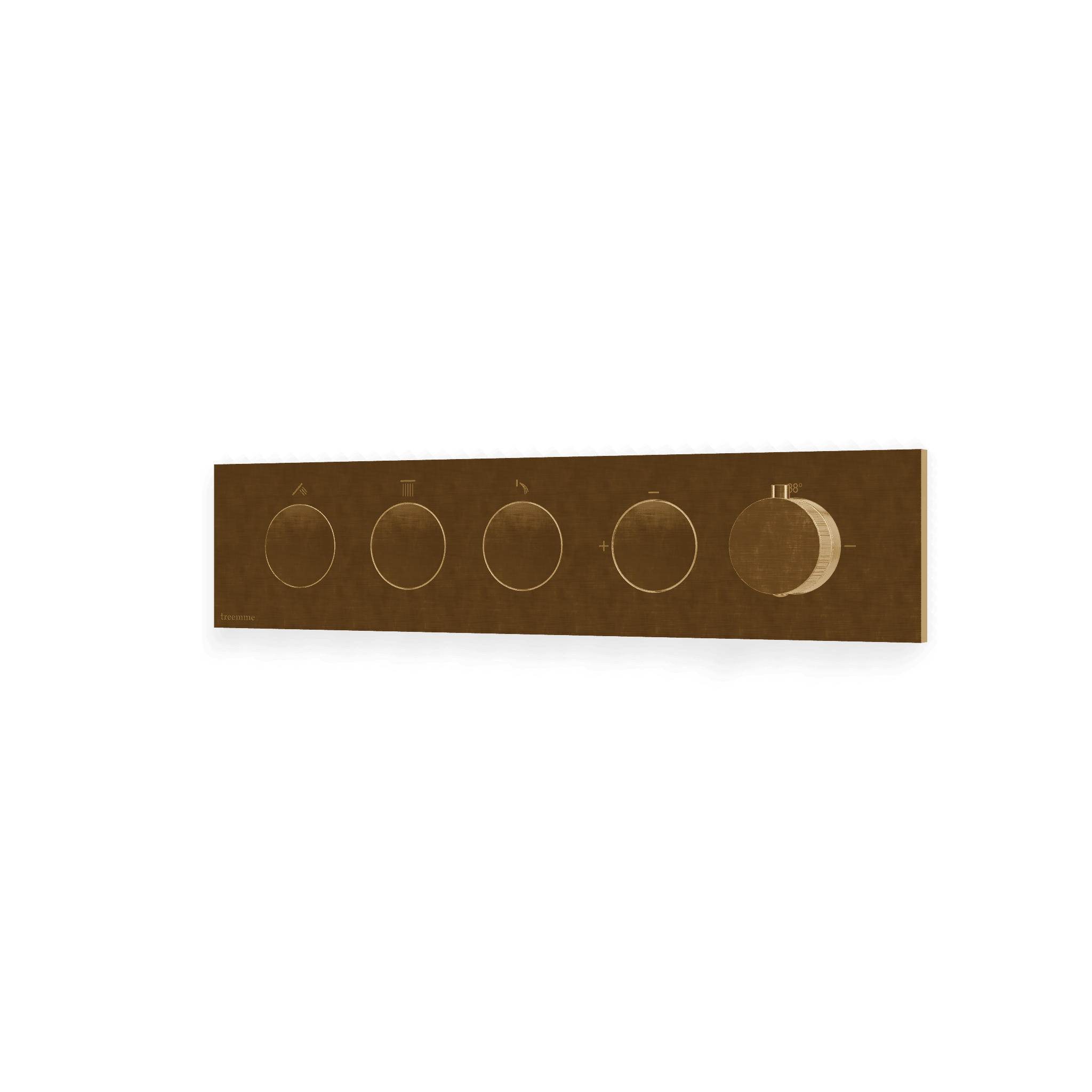 Внешняя часть термостатического смесителя для душа на 3 потребителя W-Touch