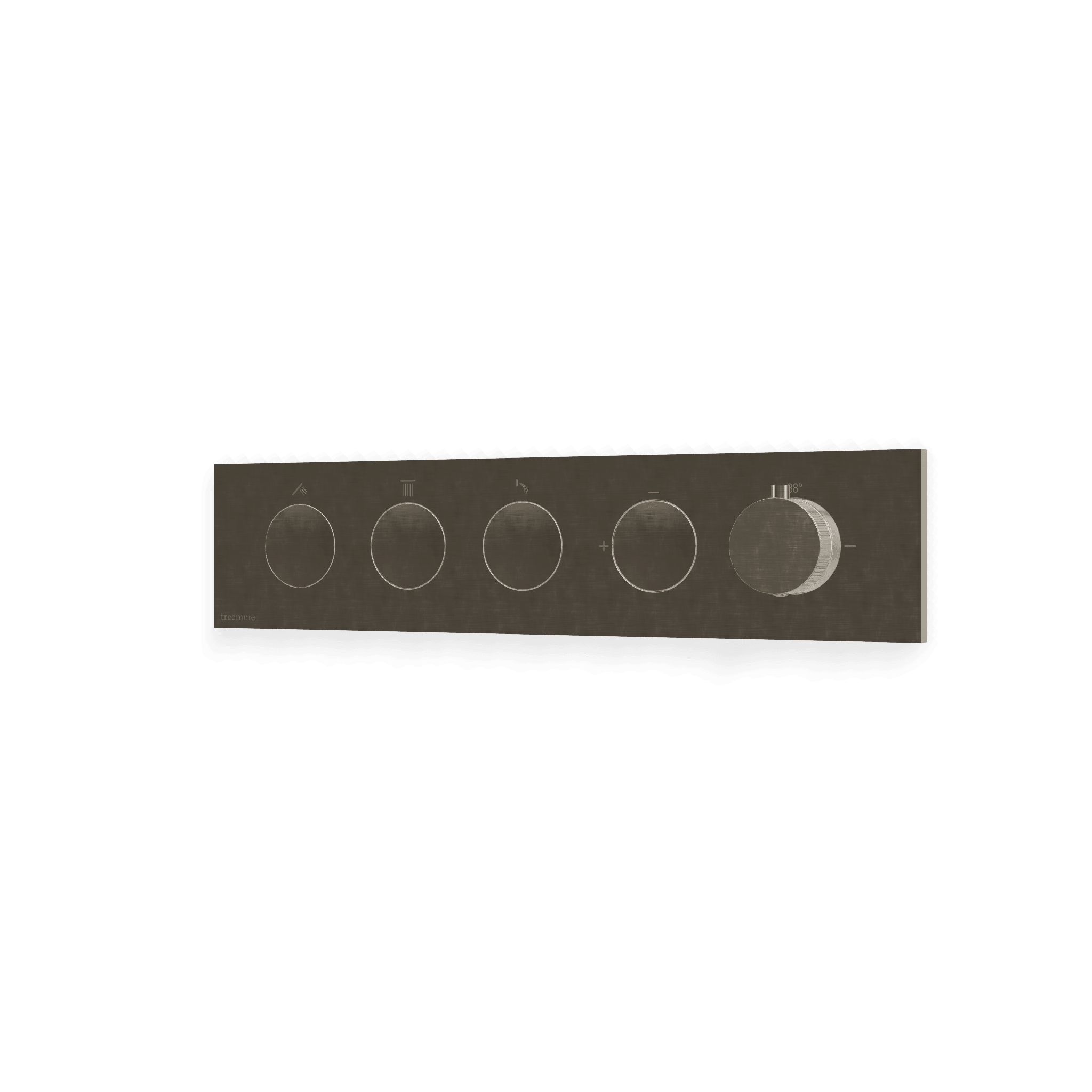 Внешняя часть термостатического смесителя для душа на 3 потребителя W-Touch