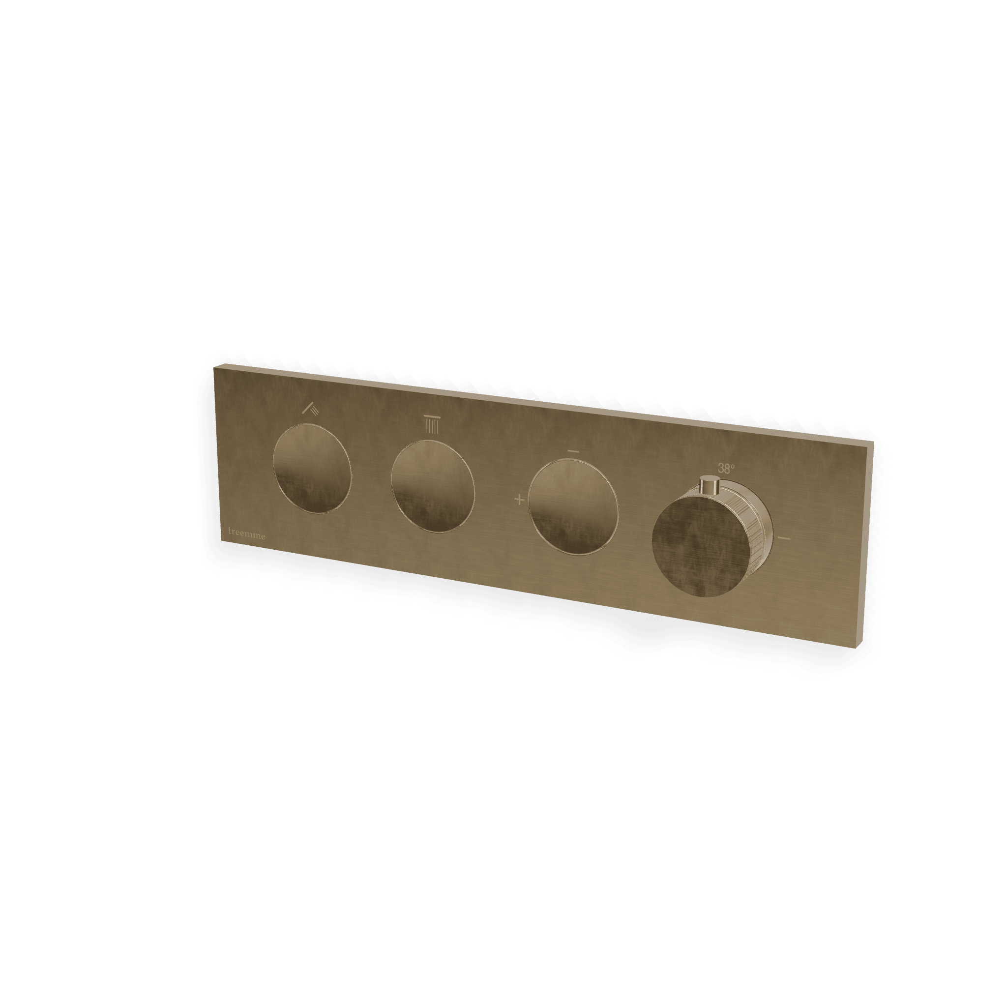 Внешняя часть смесителя для душа на 3 потребителя 40mm