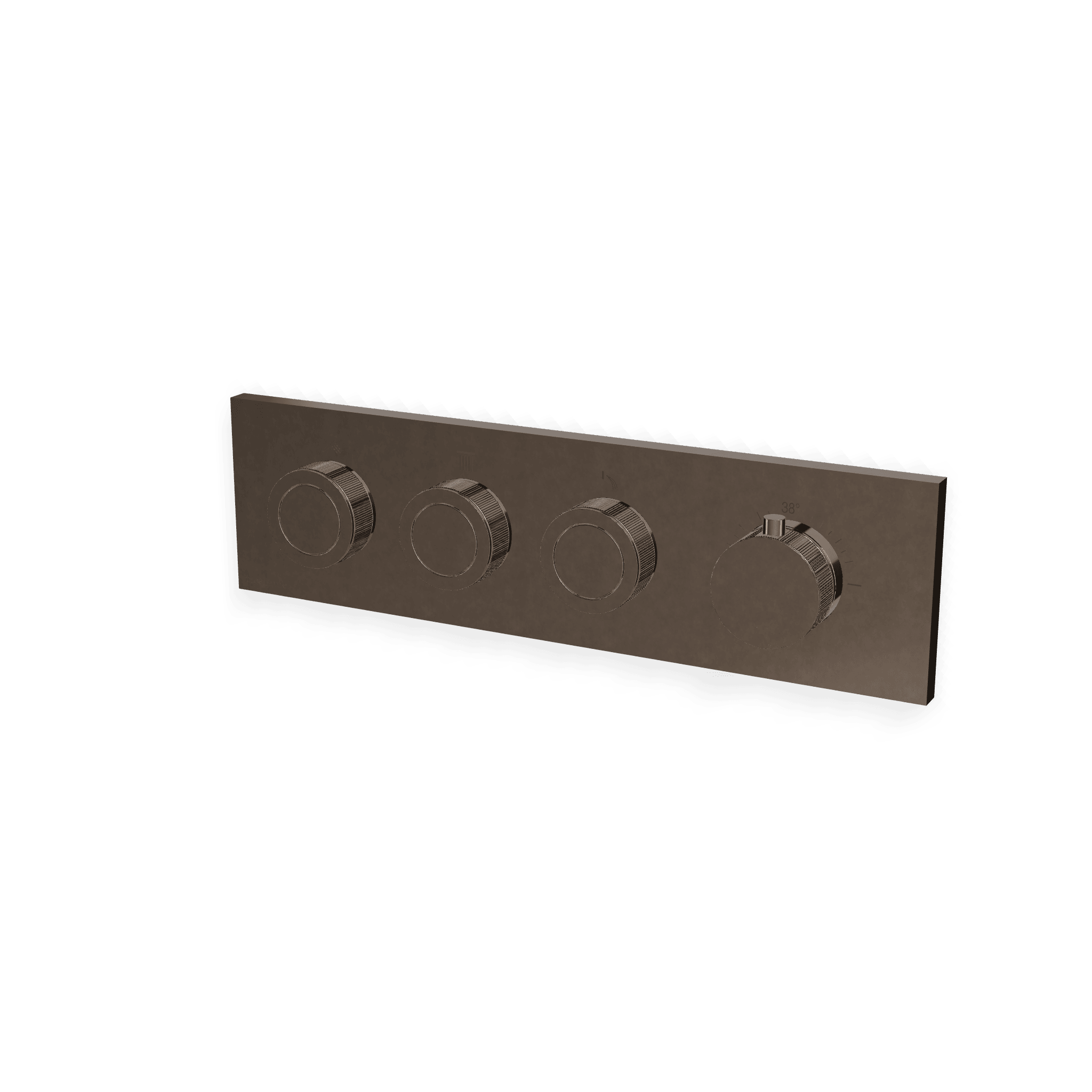 Внешняя часть термостатического смесителя для душа на 3 потребителя W-Smart