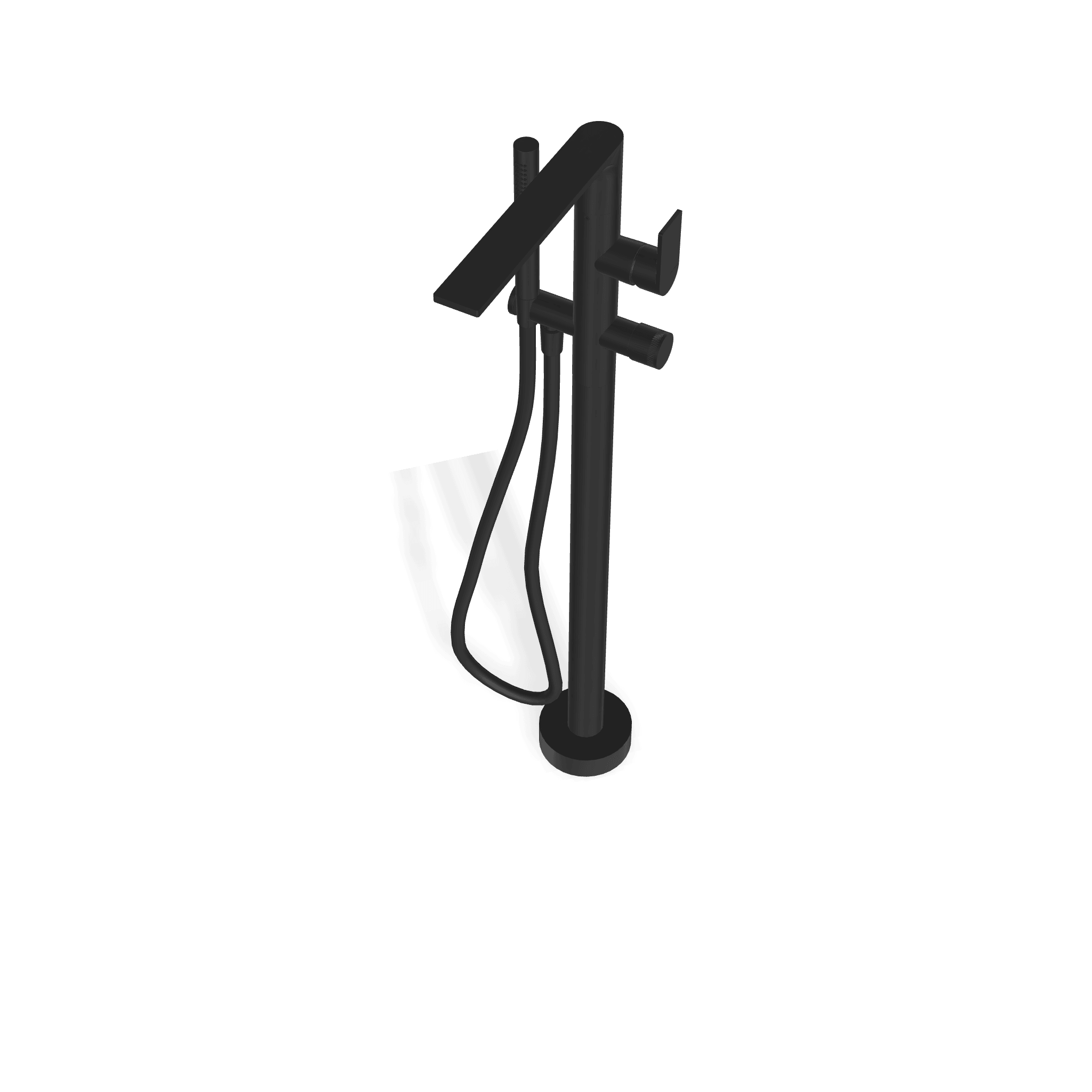 Внешняя часть напольного смесителя для ванны Ran