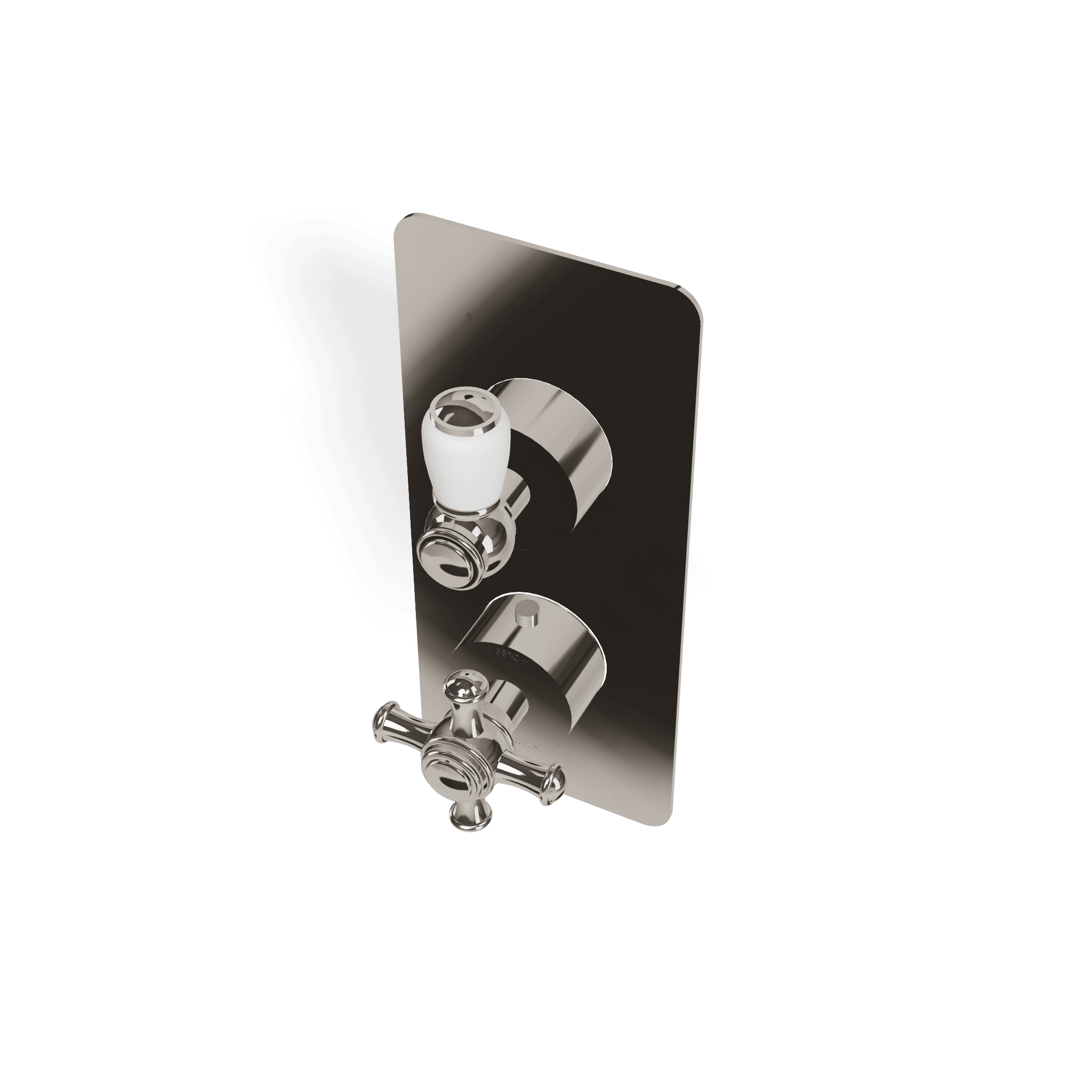 Внешняя часть термостатического смесителя на 3 потребителя Old Italy