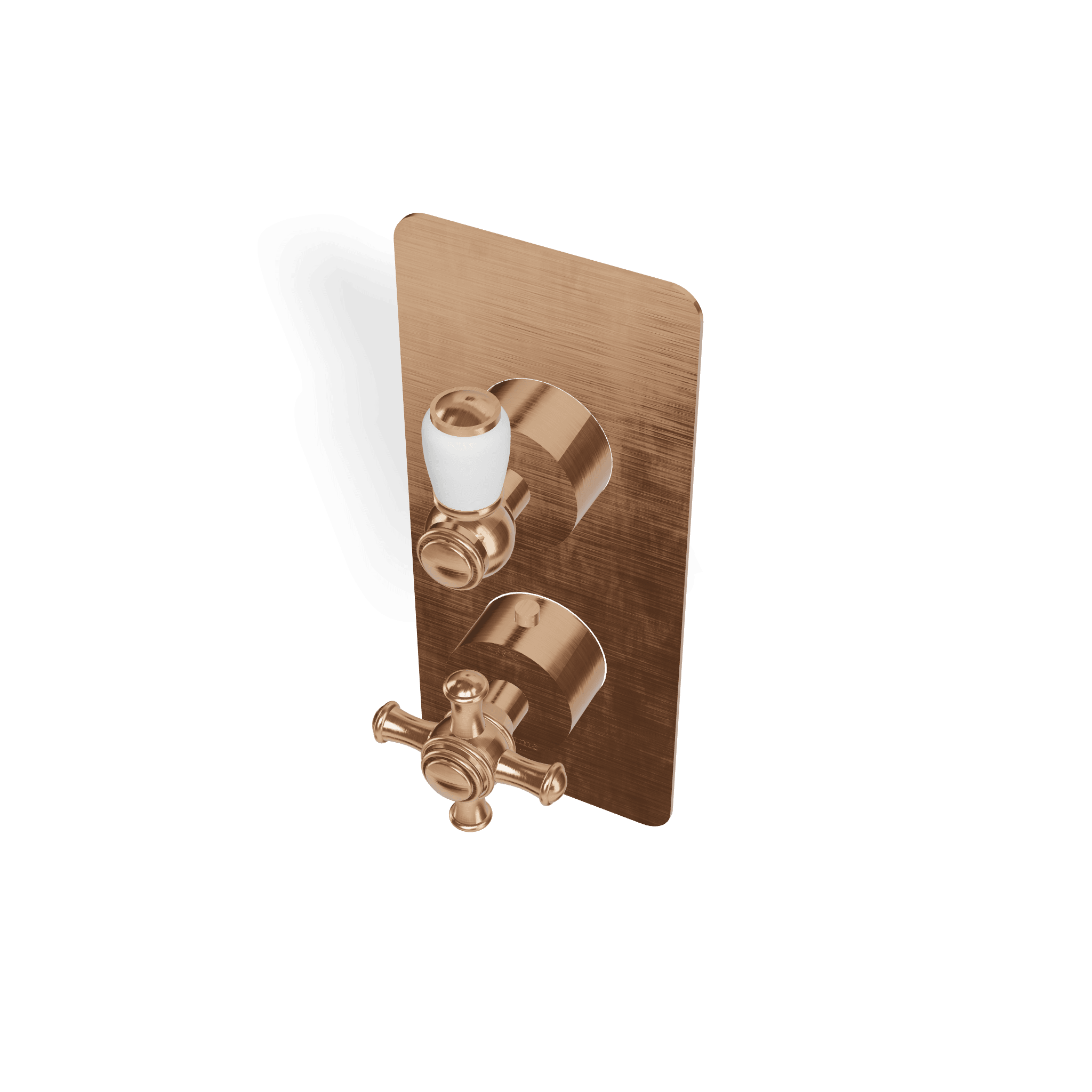 Внешняя часть термостатического смесителя на 3 потребителя Old Italy