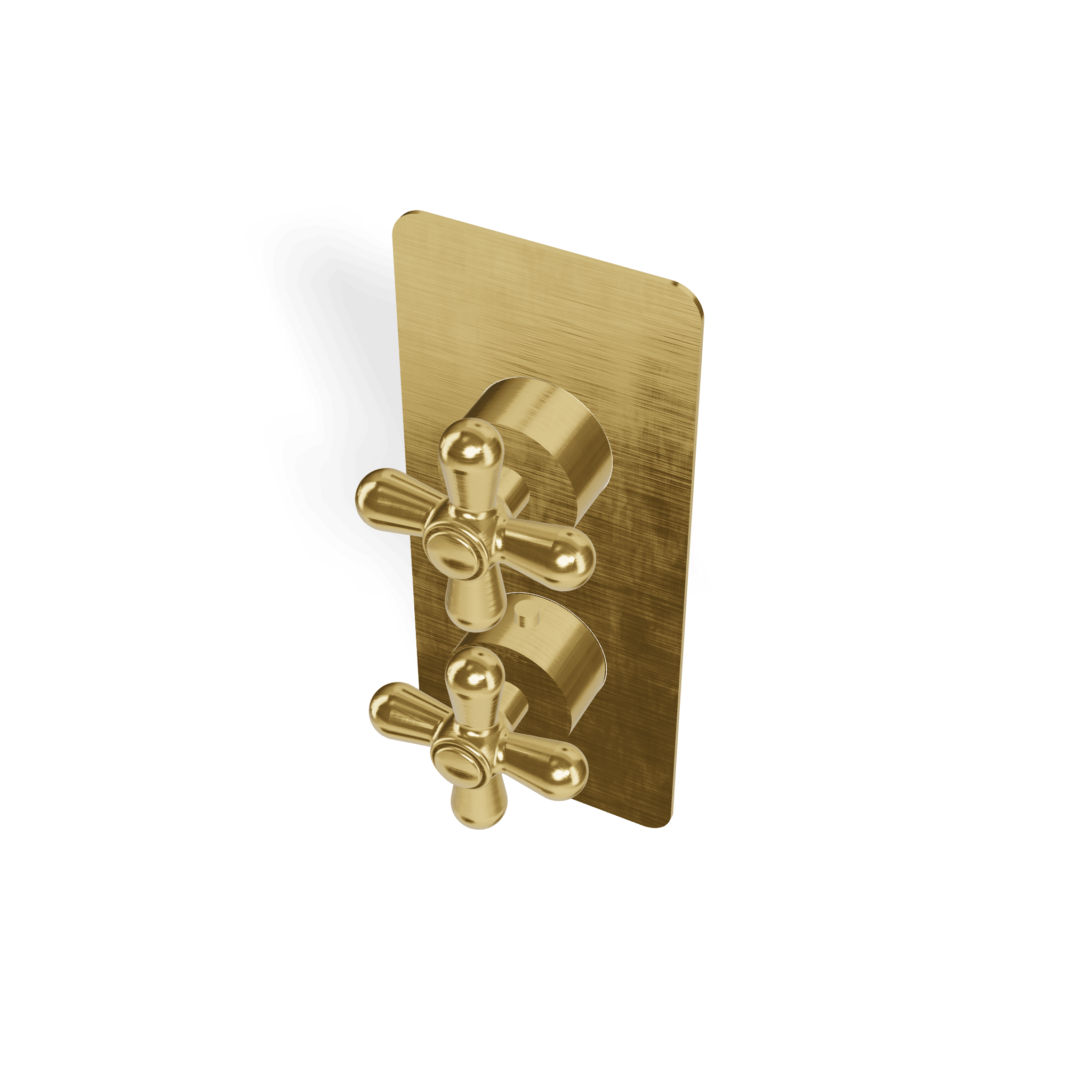 Внешняя часть термостатического смесителя на 2 потребителя Romantica