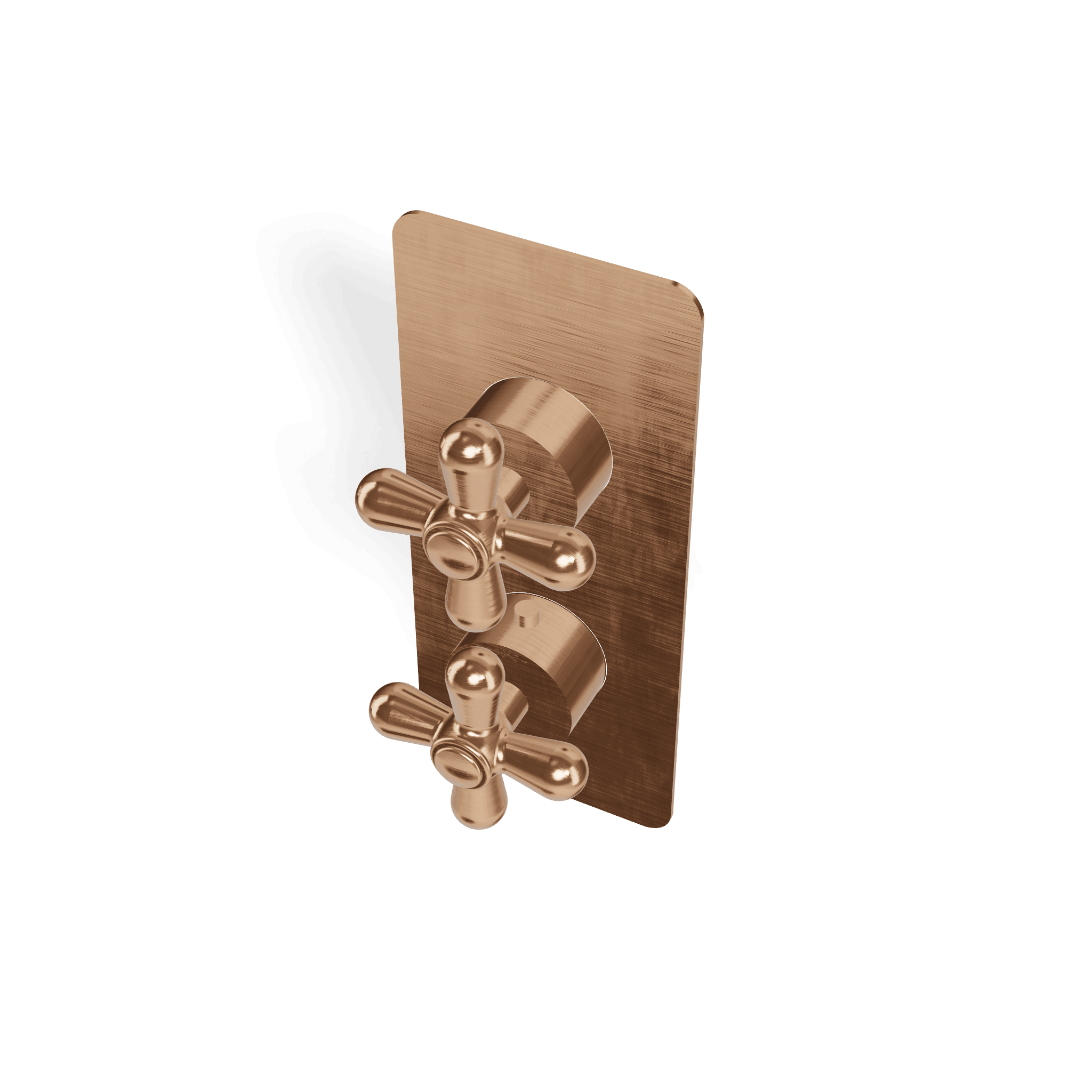 Внешняя часть термостатического смесителя на 2 потребителя Romantica