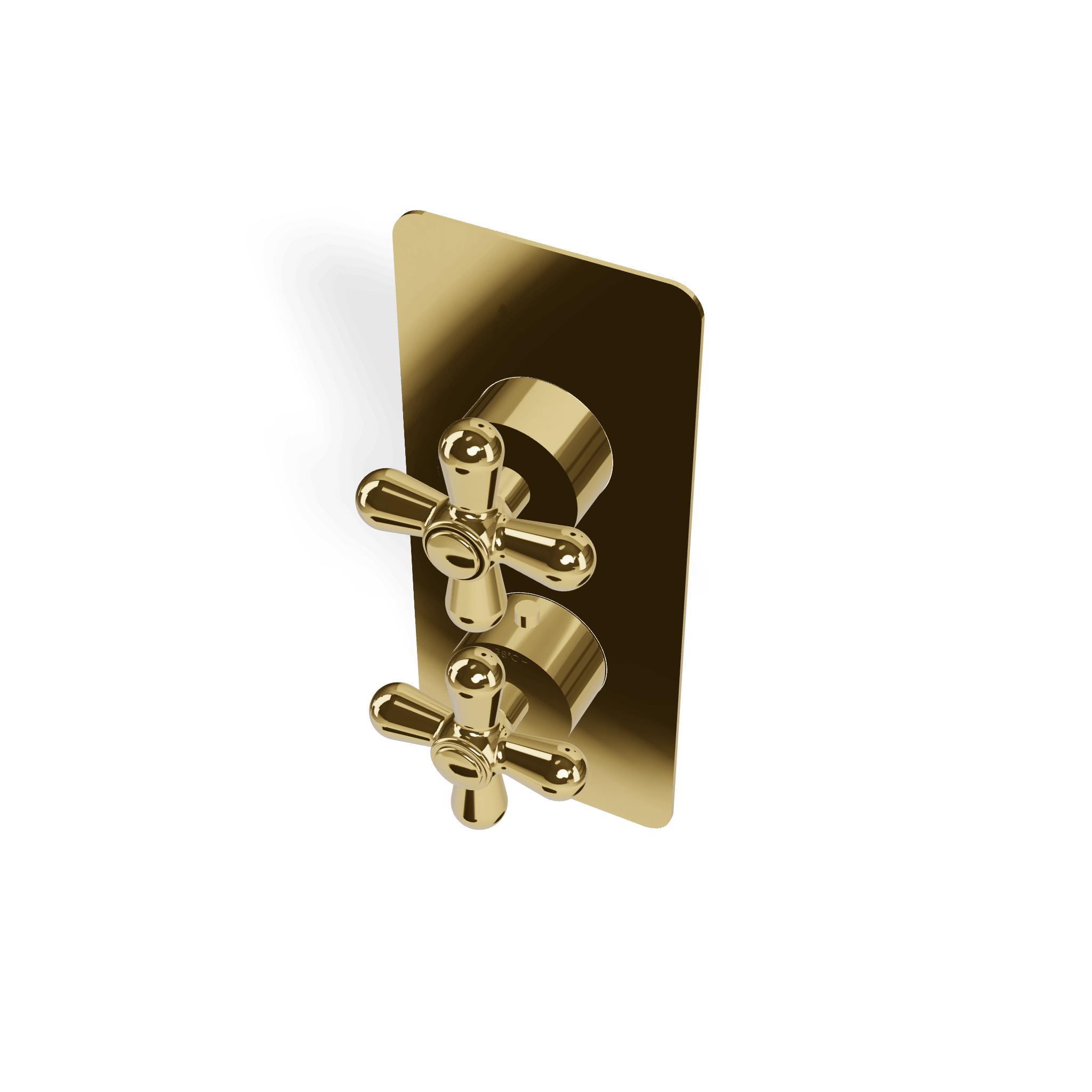 Внешняя часть термостатического смесителя на 3 потребителя Romantica