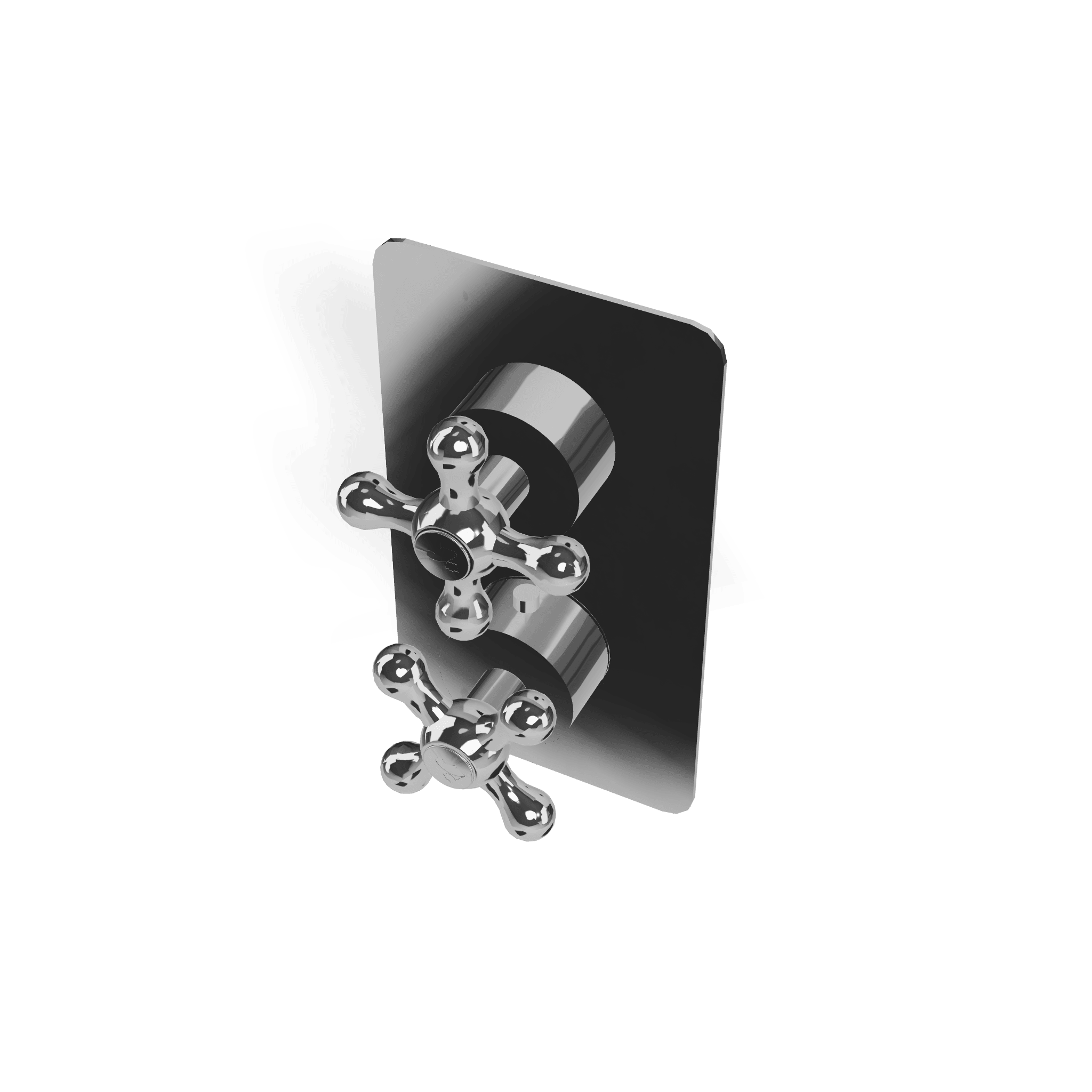 Внешняя часть термостатического смесителя для душа на 1 потребителя Romantica