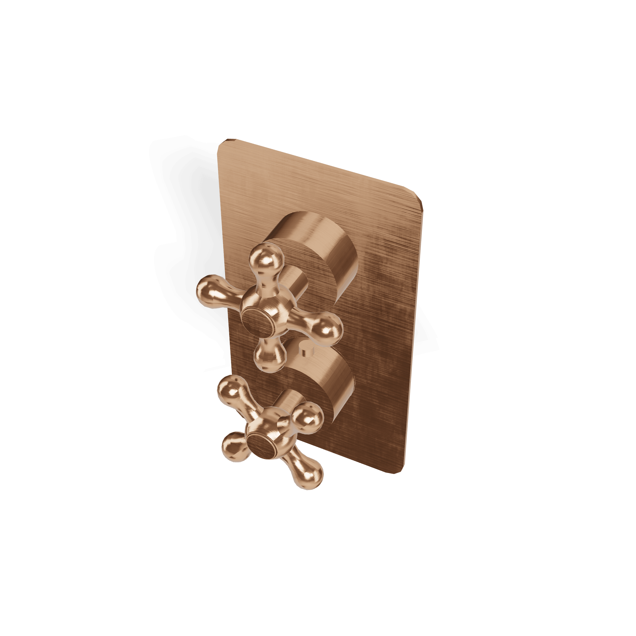 Внешняя часть термостатического смесителя для душа на 1 потребителя Romantica