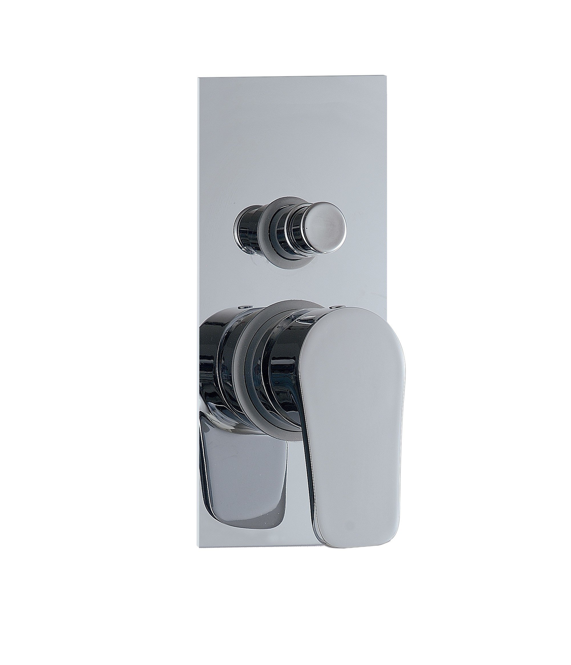 Внешняя часть смесителя для ванны/душа с преключателем Zip