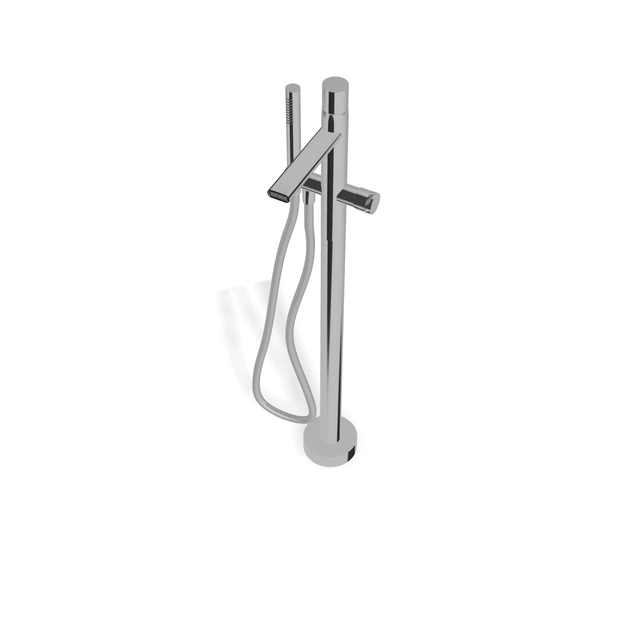 Внешняя часть напольного смесителя для ванны Nanotech