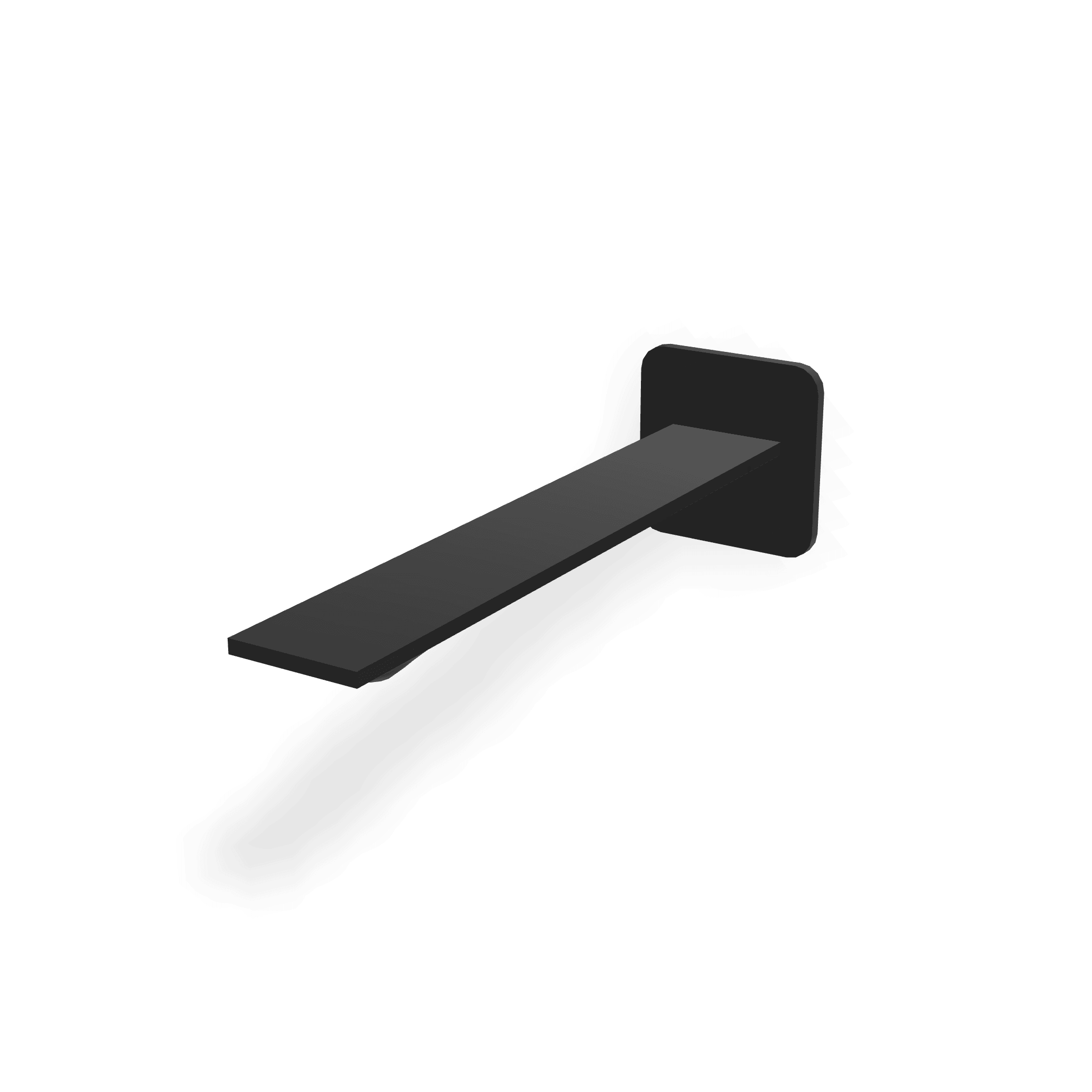 Излив для раковины настенный 236 мм Ran