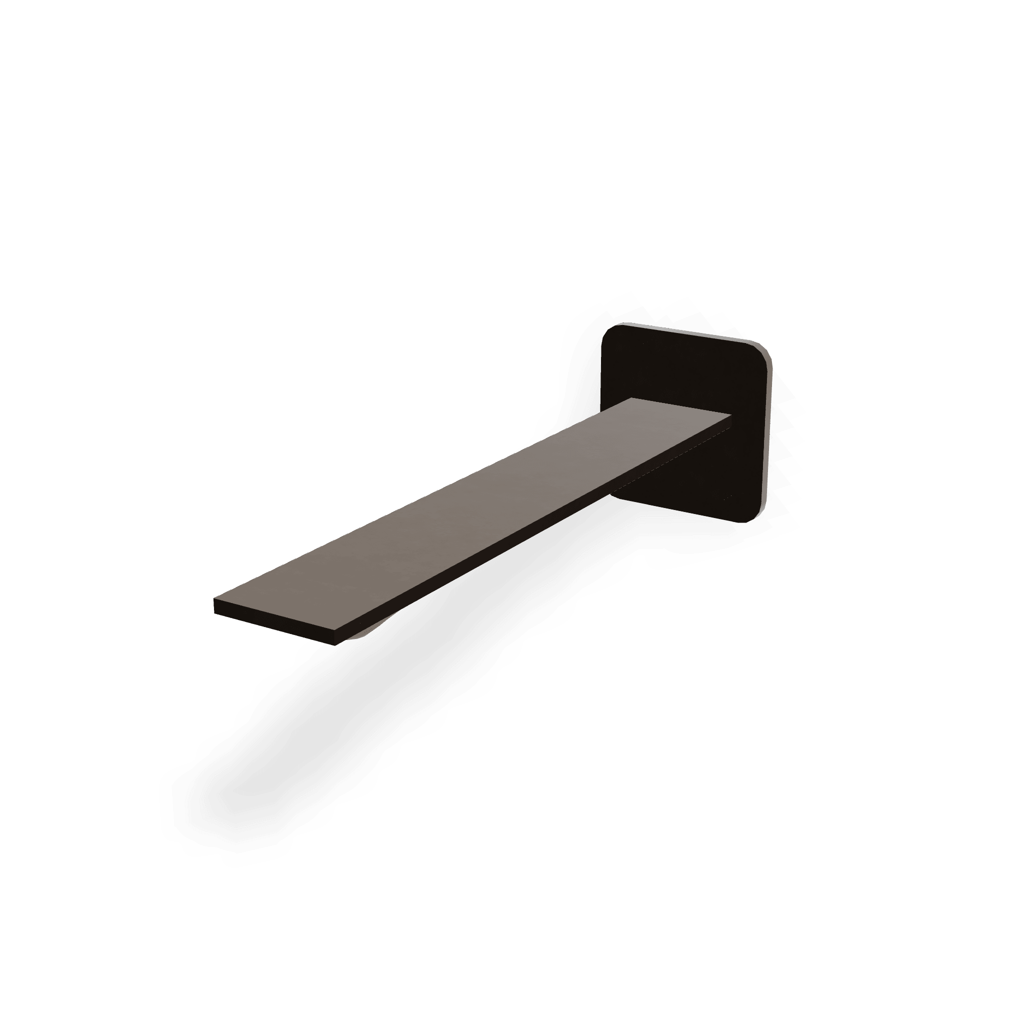 Излив для раковины настенный 236 мм Ran