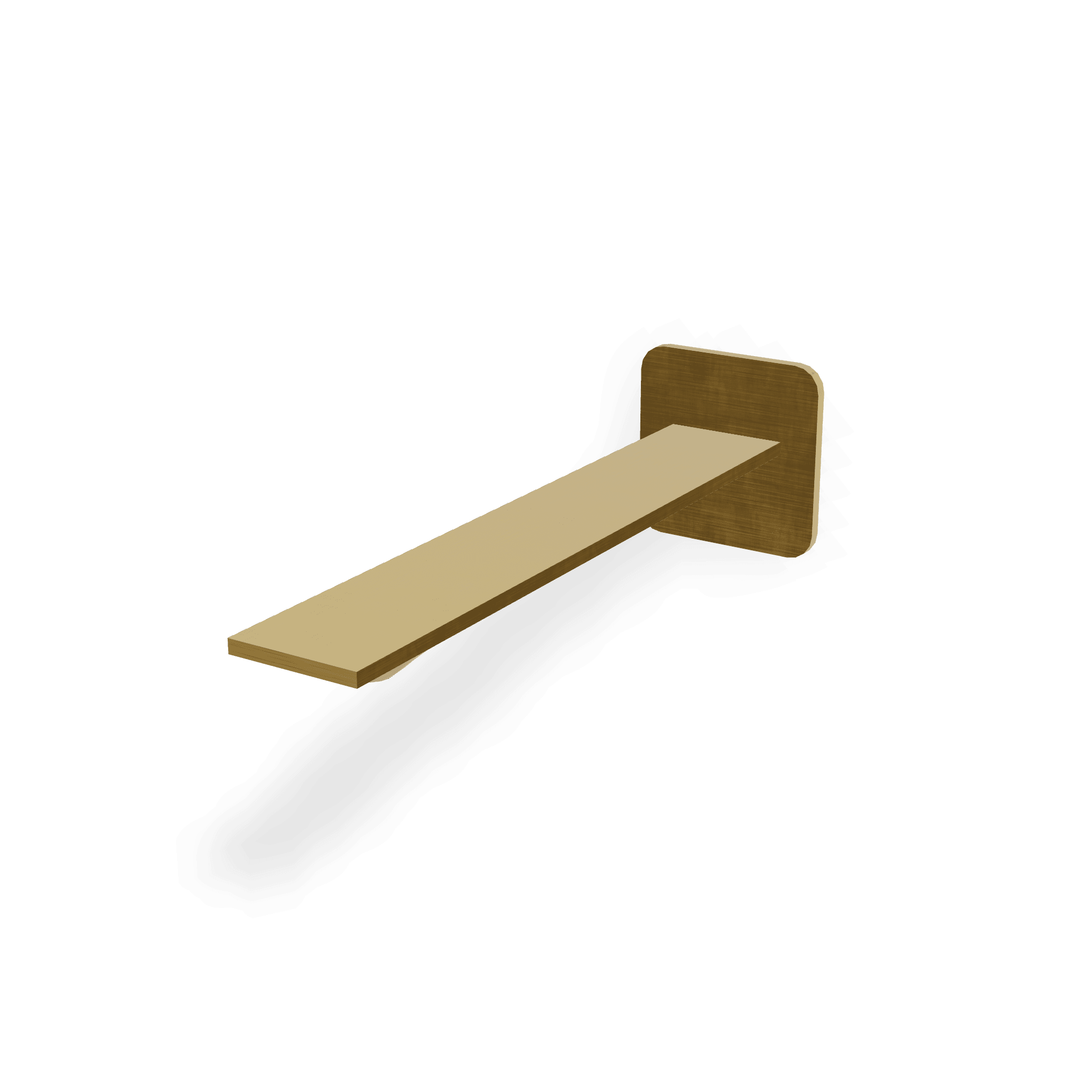 Излив для раковины настенный 236 мм Ran