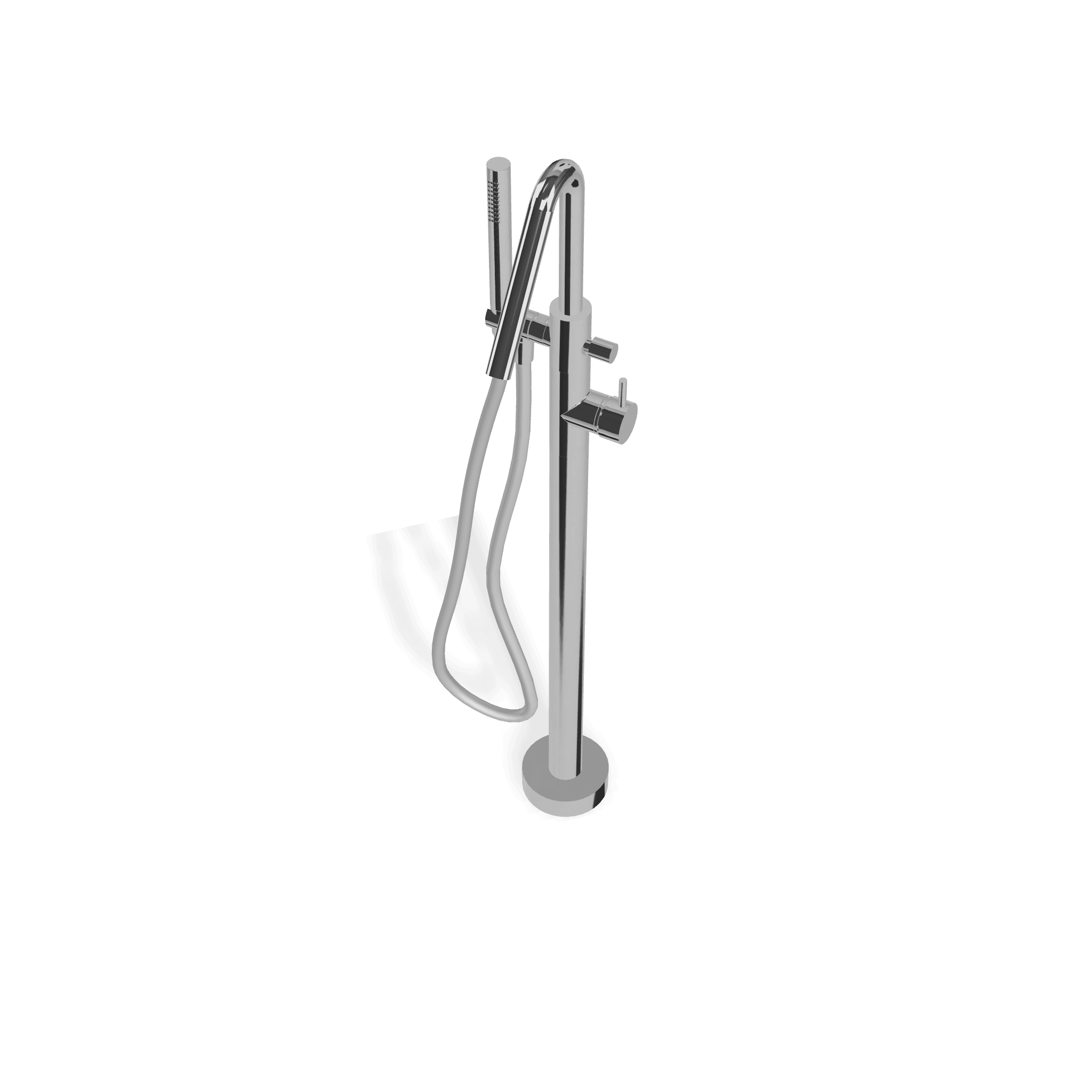 Внешняя часть напольного смесителя для ванны X-Change