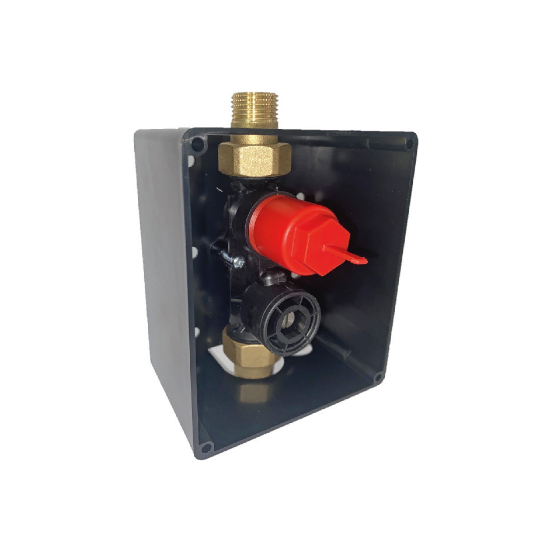 Встроенный корпус с местом для электромагнитного клапана