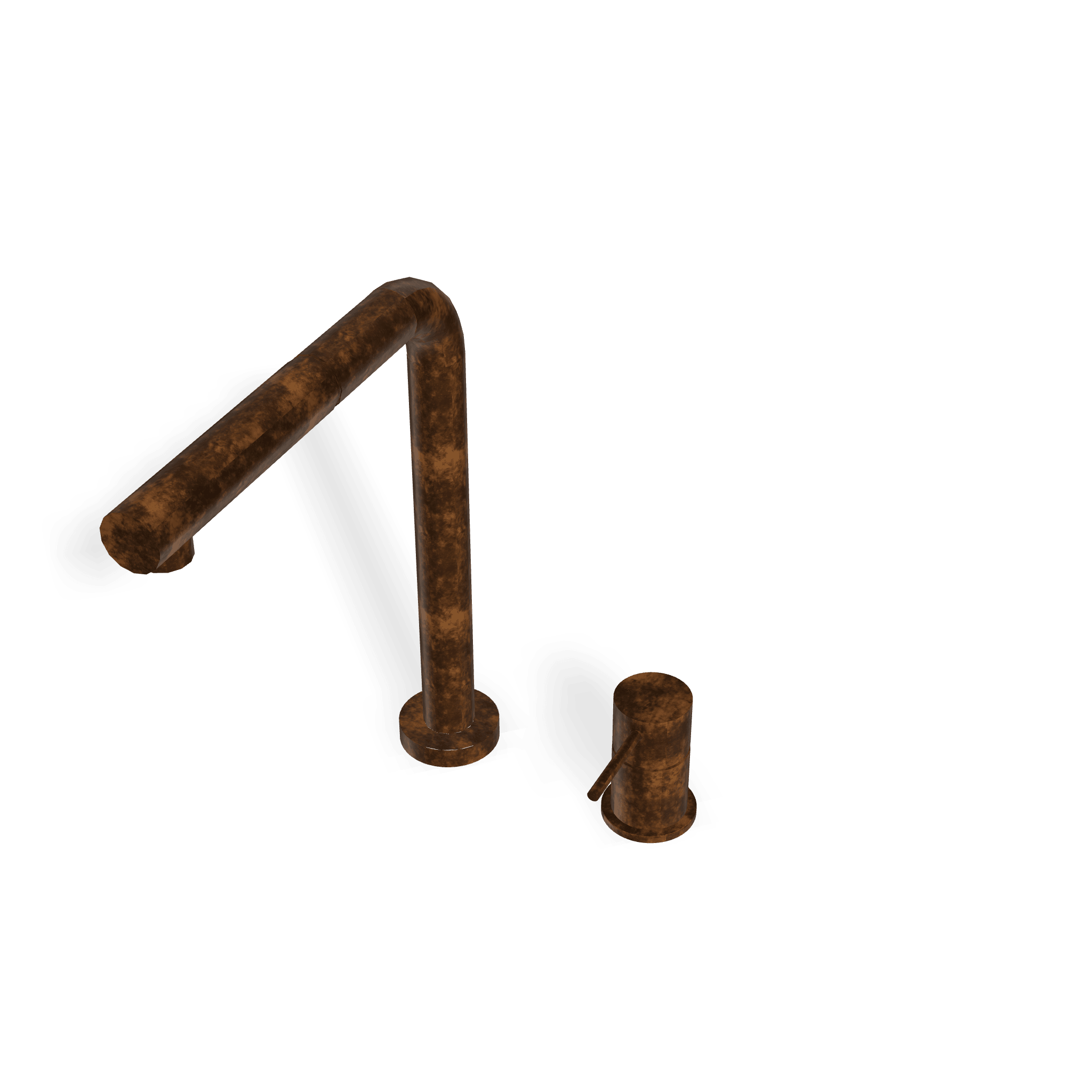 Смеситель для кухни с выдвижным изливом Design